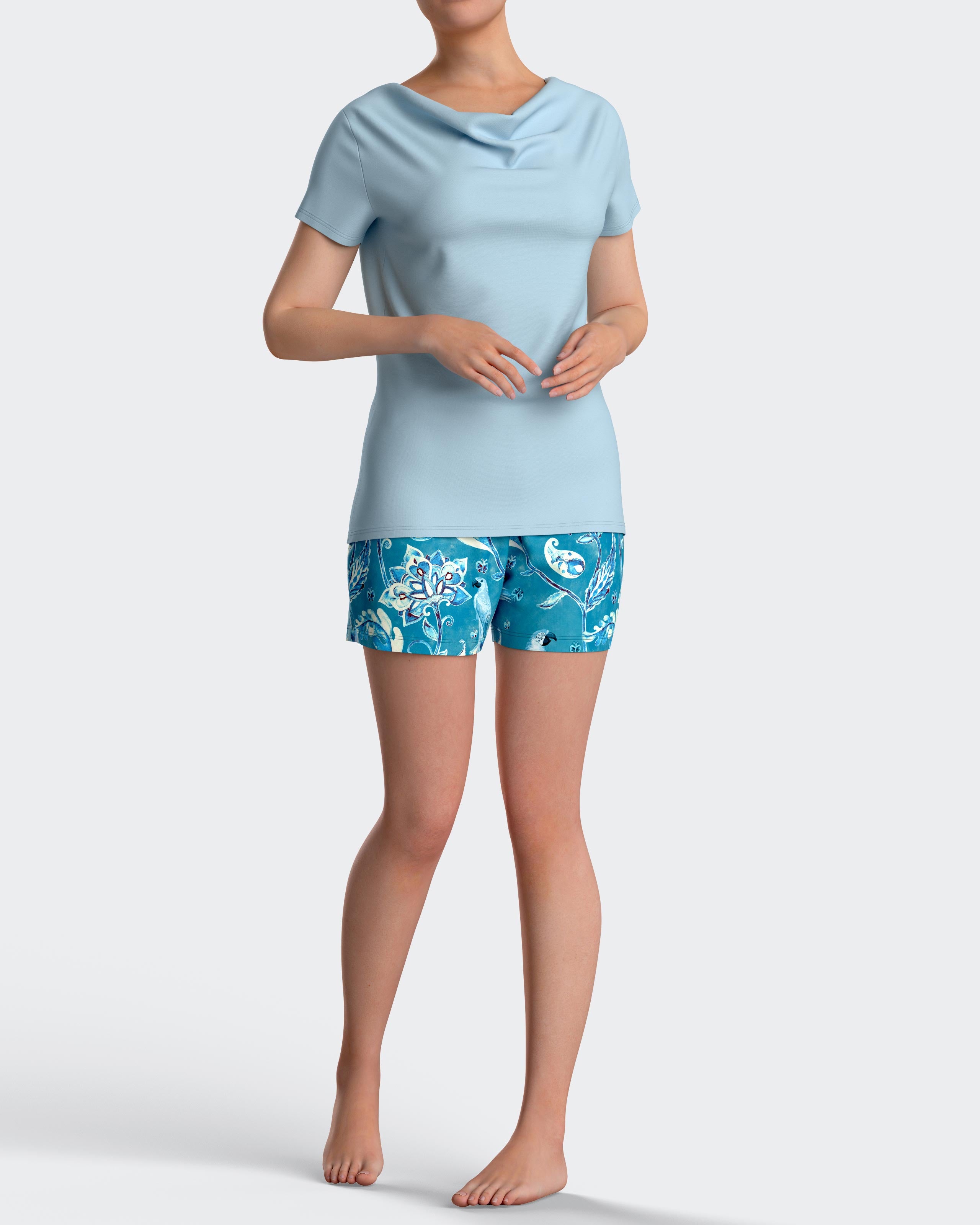 Pijama de mujer con botones en Modal