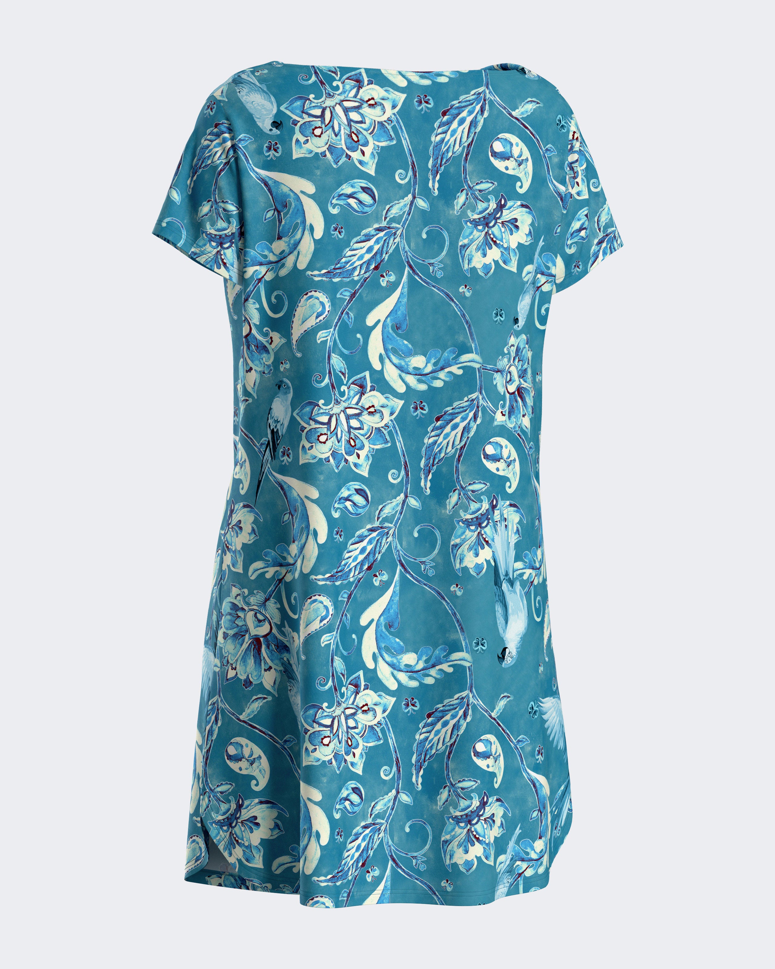 Chemise de nuit imprimé floral en Modal