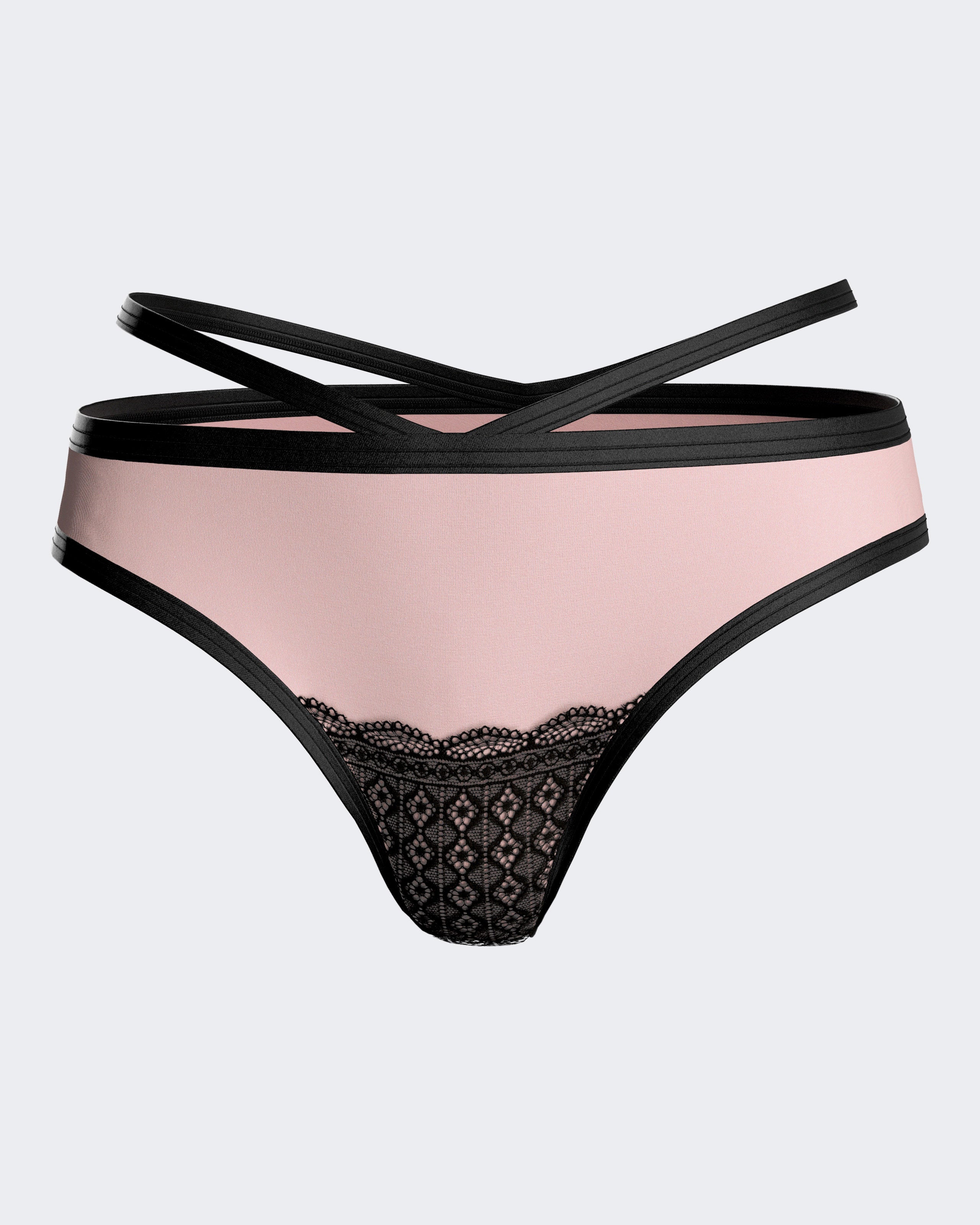 String mit Spitzendetails