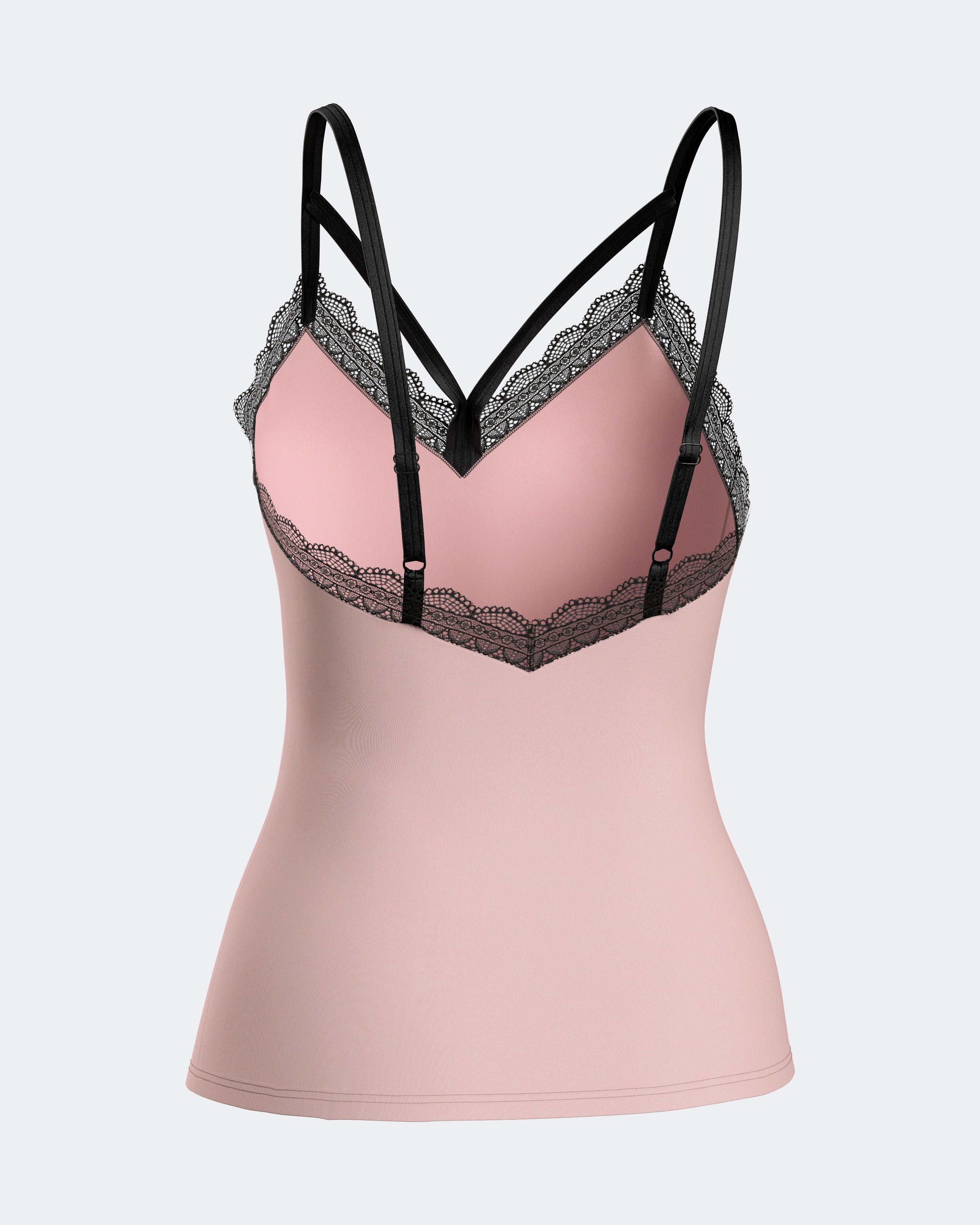 Top de Alças with lace details