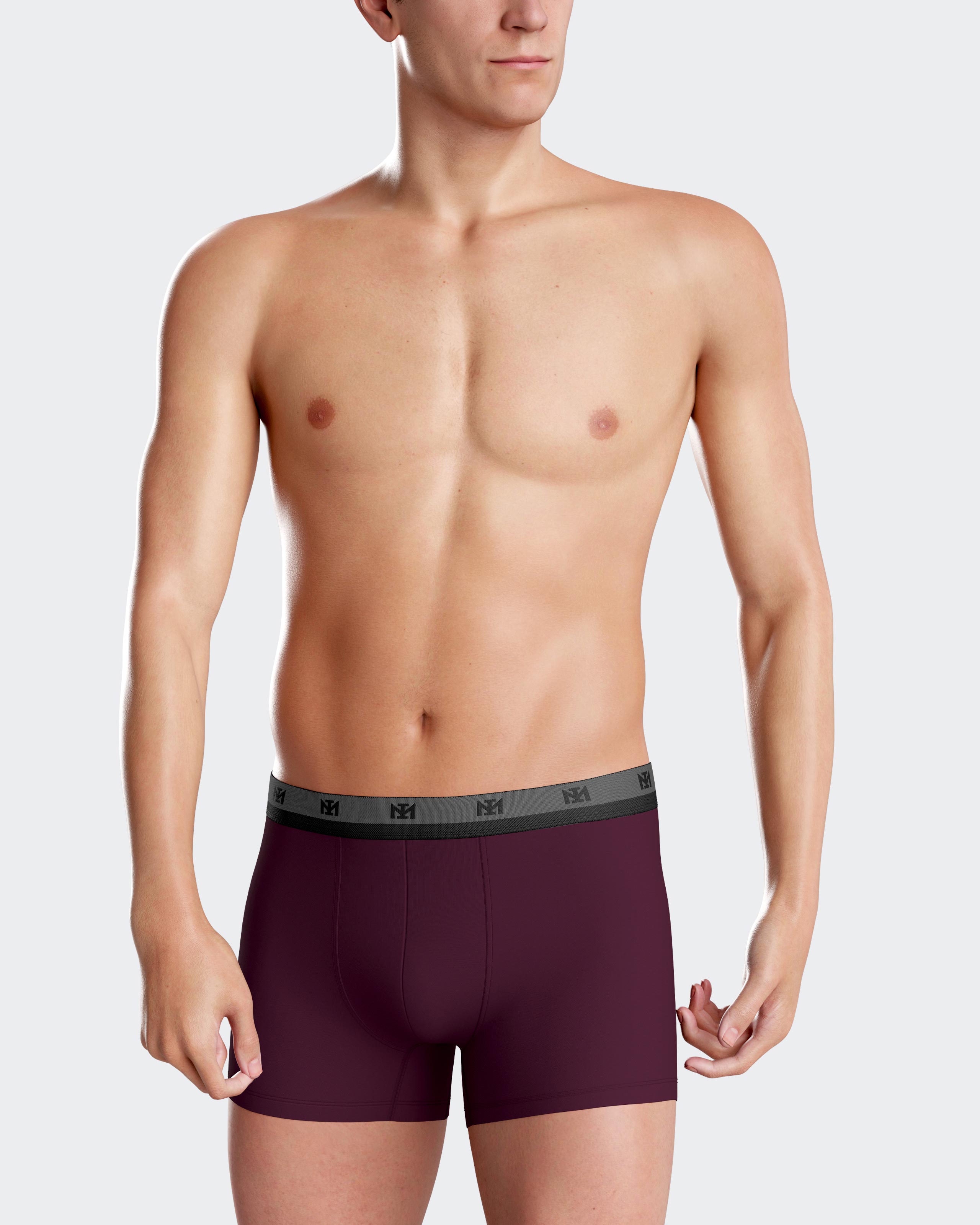 Pack 2 boxers de homem lisos em Lyocell