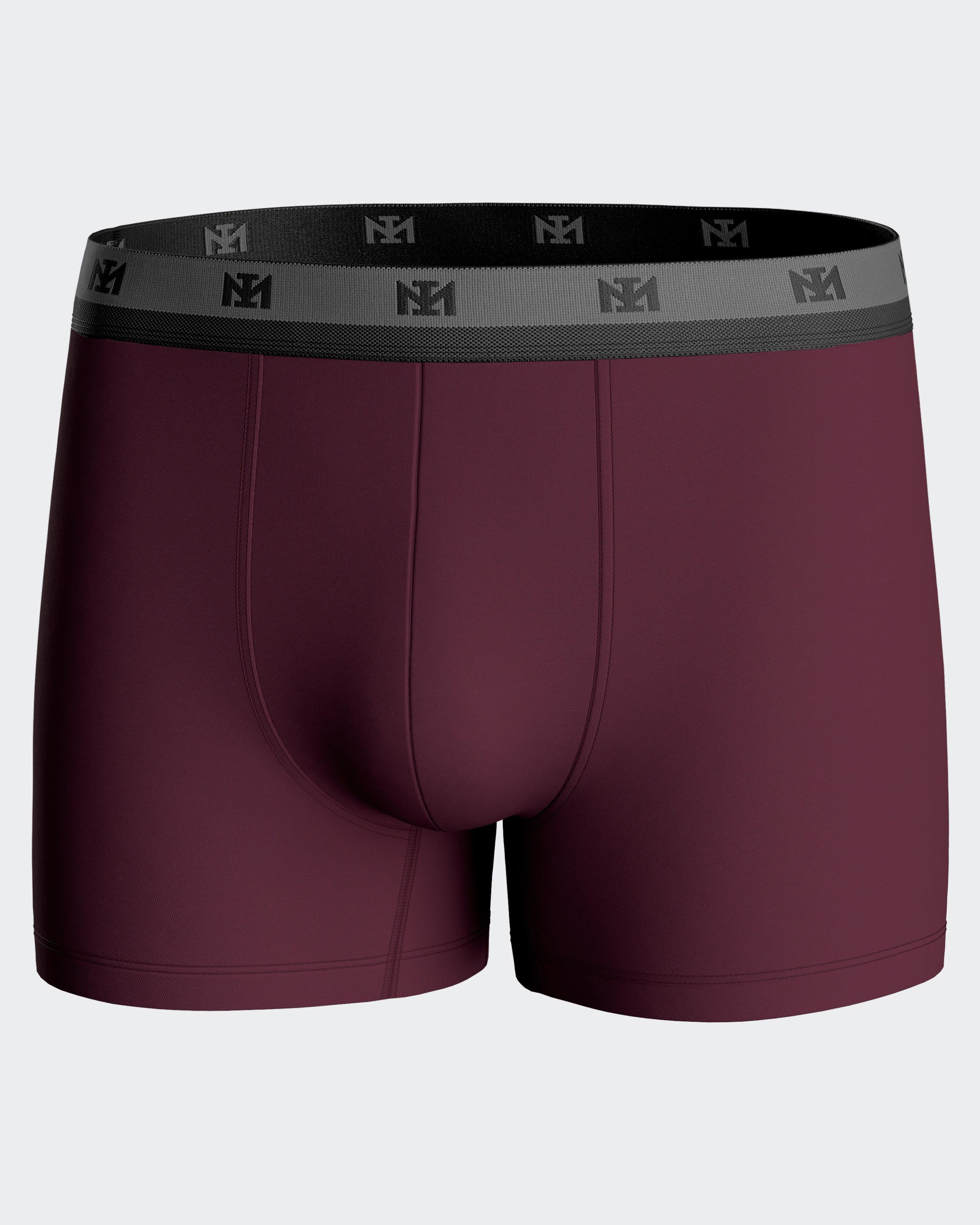 Pack of 2 plain boxers in Lyocell