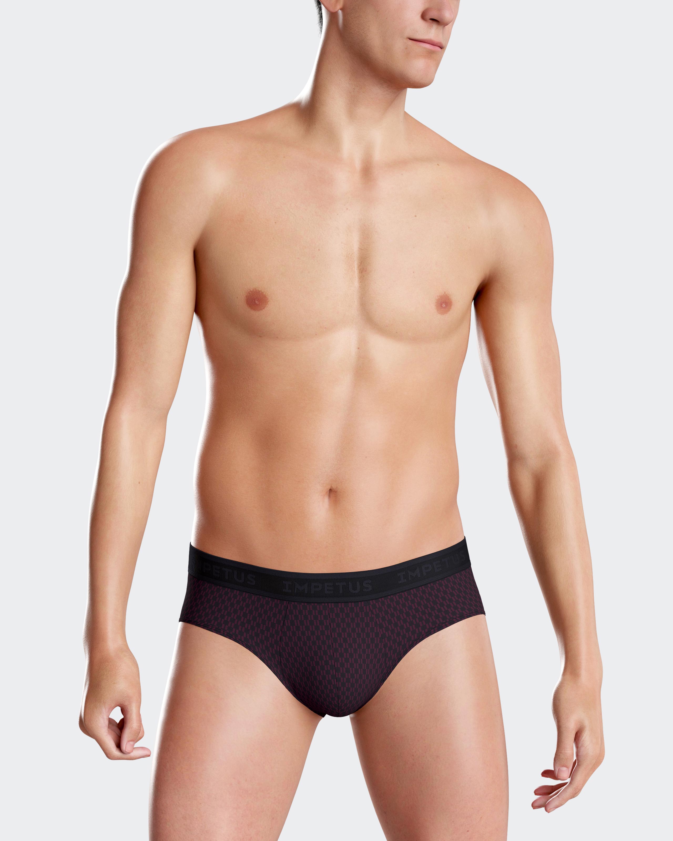 Pack of 2 plain briefs in Cotton