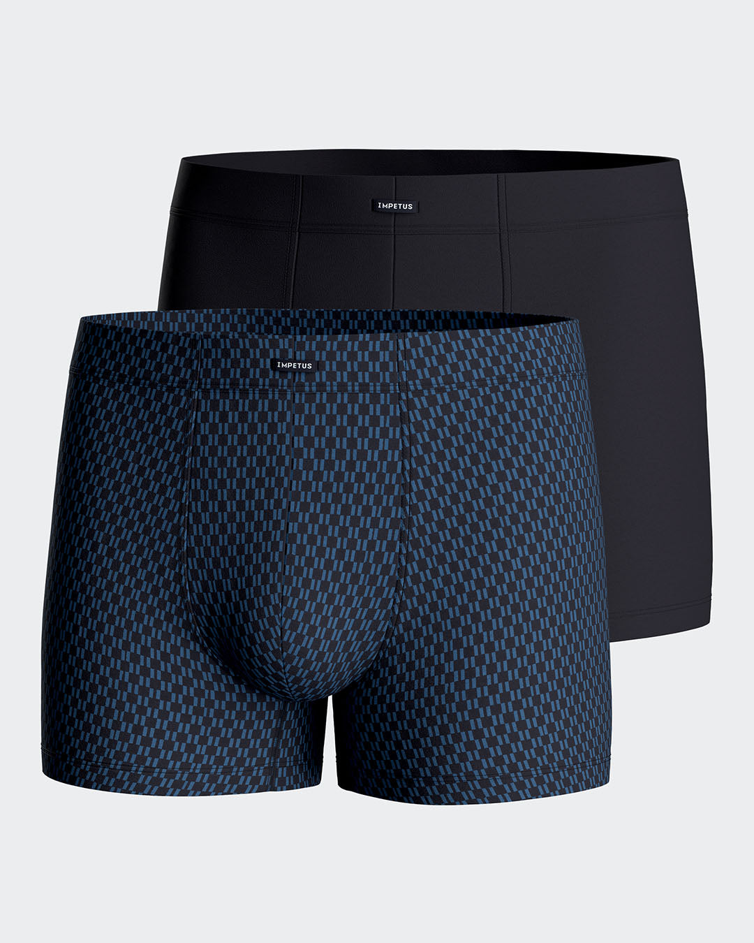 Pack of 2 plain boxers in Cotton