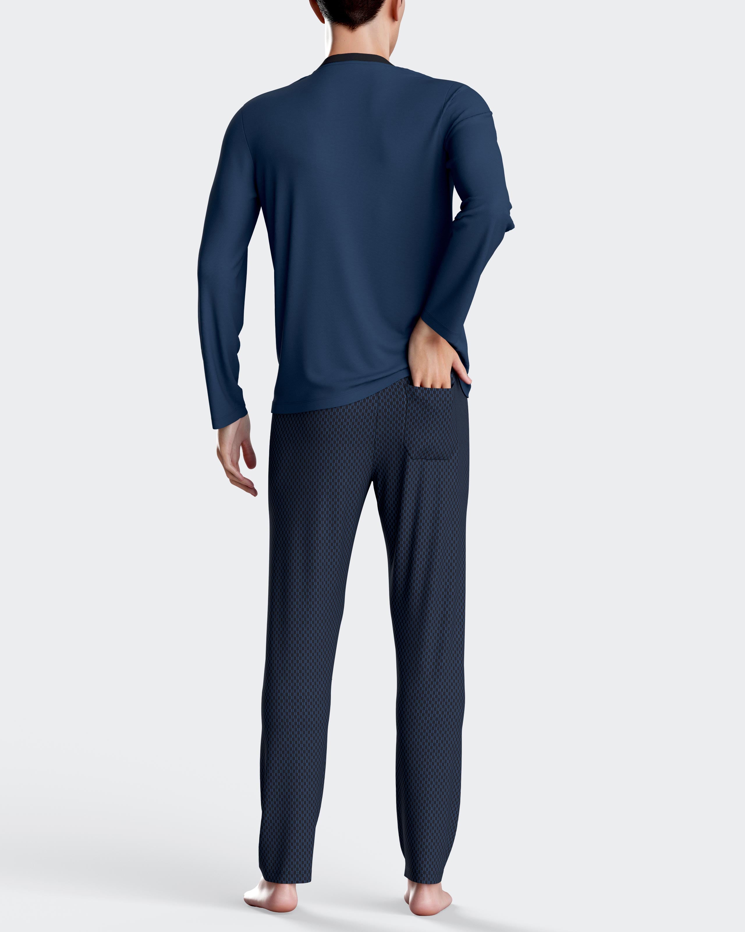 Printed men's pyjamas in Cotton