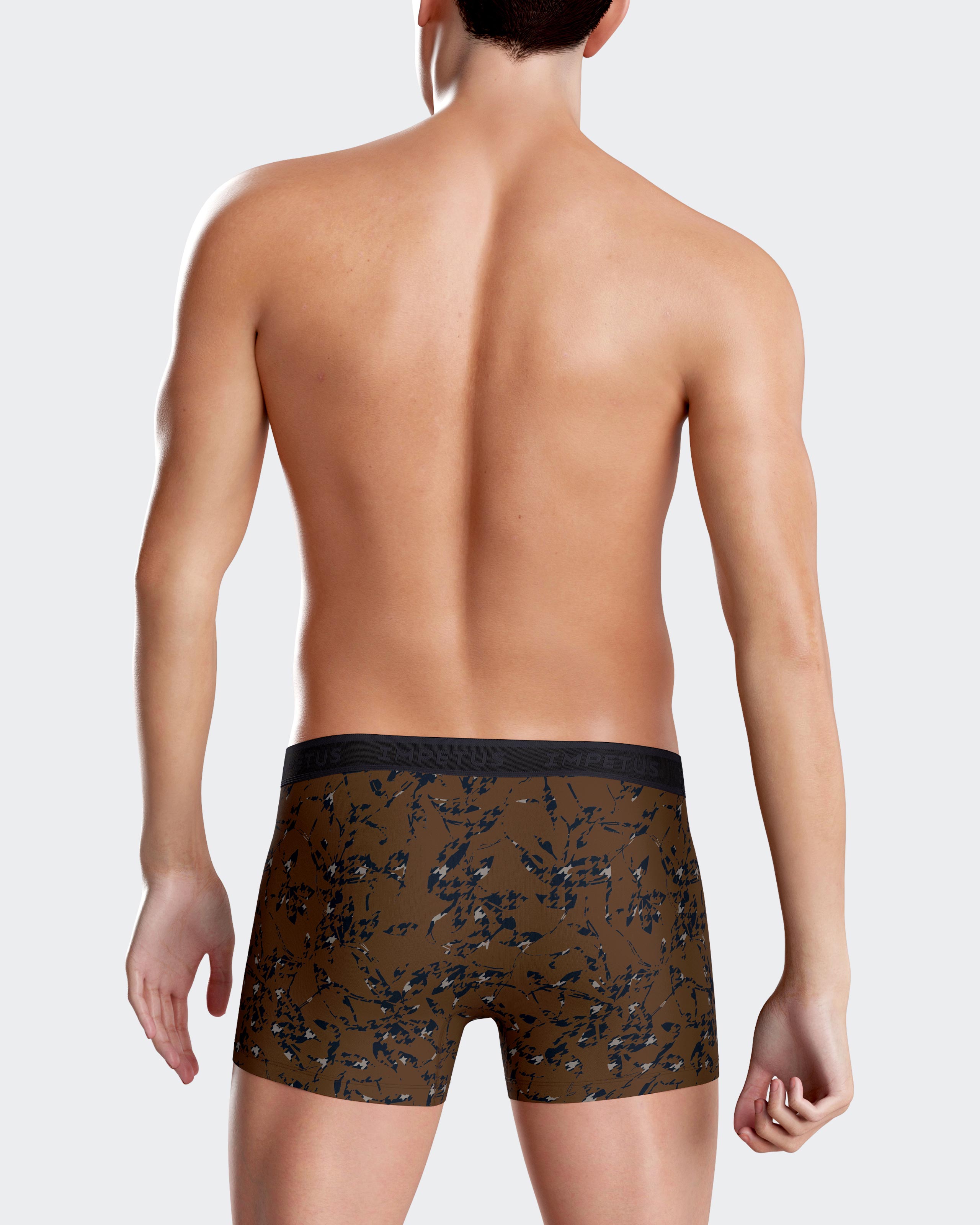 Pack of 2 plain boxers in Cotton Modal