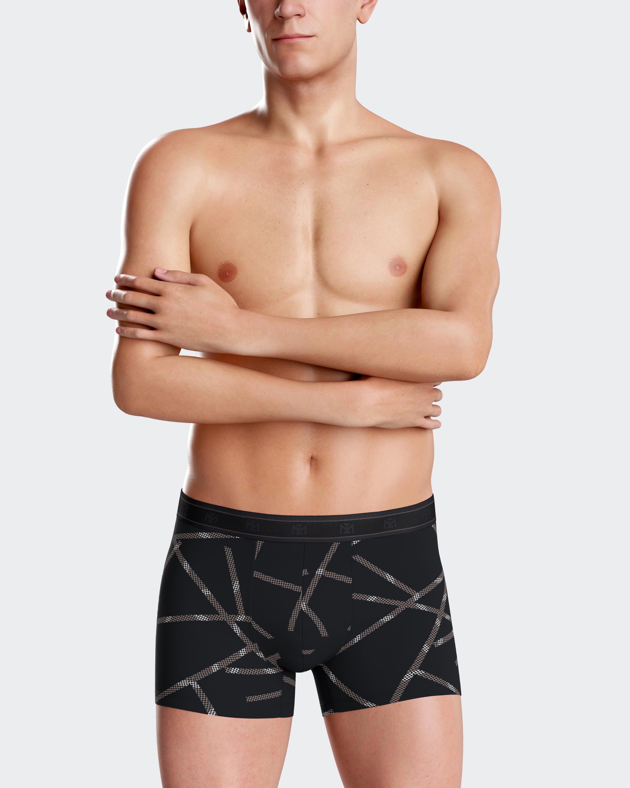 Boxer de punto de hombre en Algodón Modal