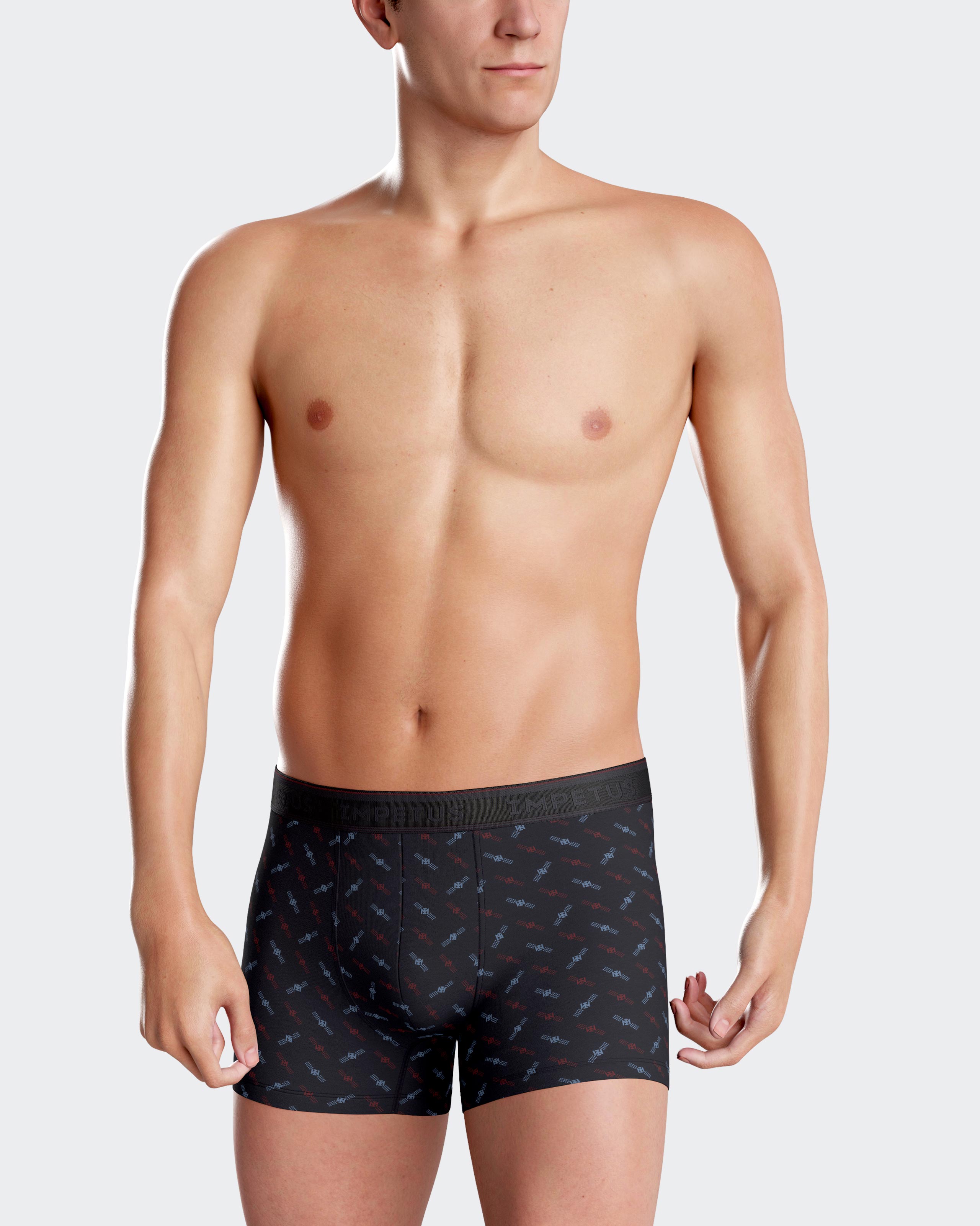 Printed Boxer in Cotton Modal