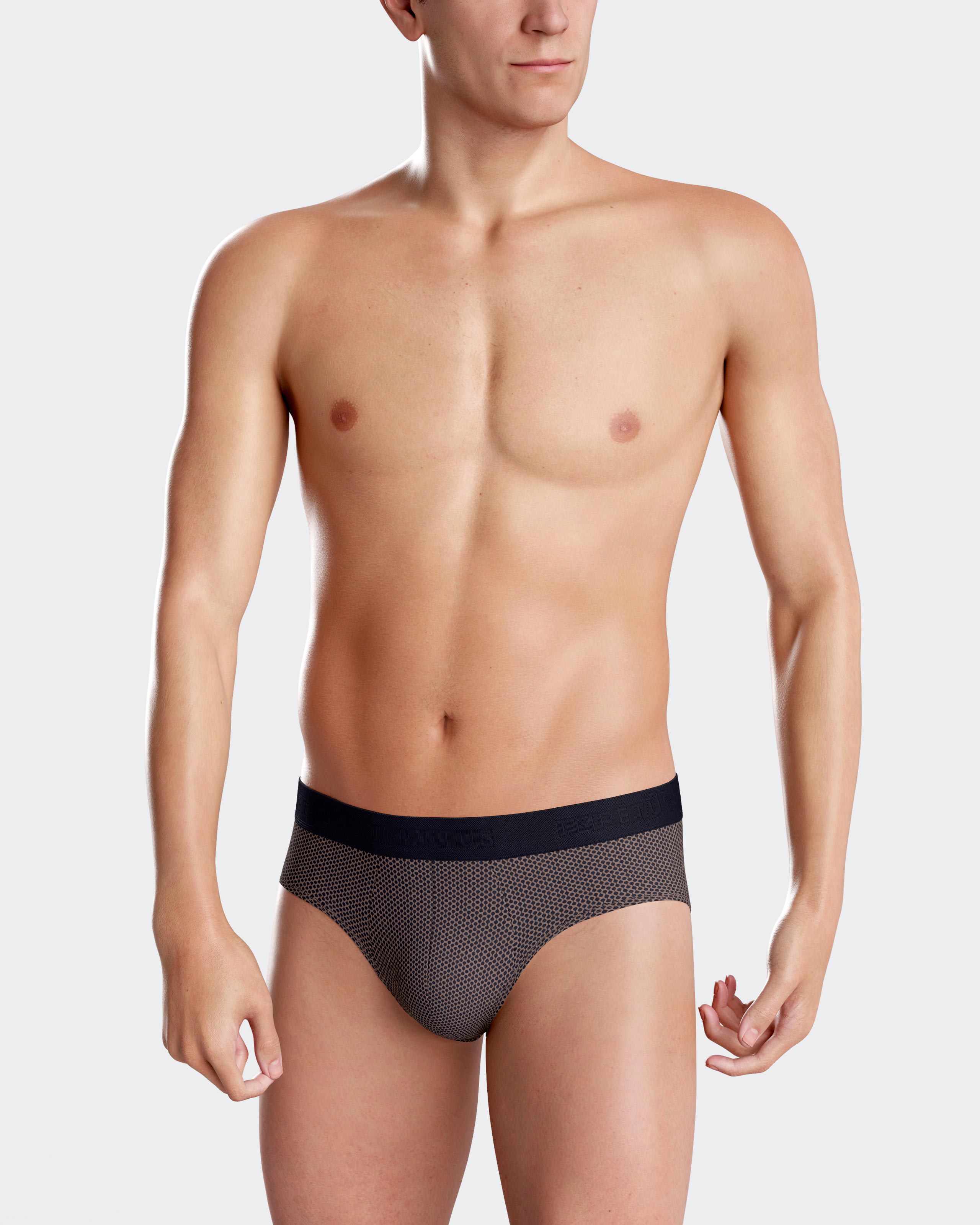 Pack of 2 plain briefs in Cotton