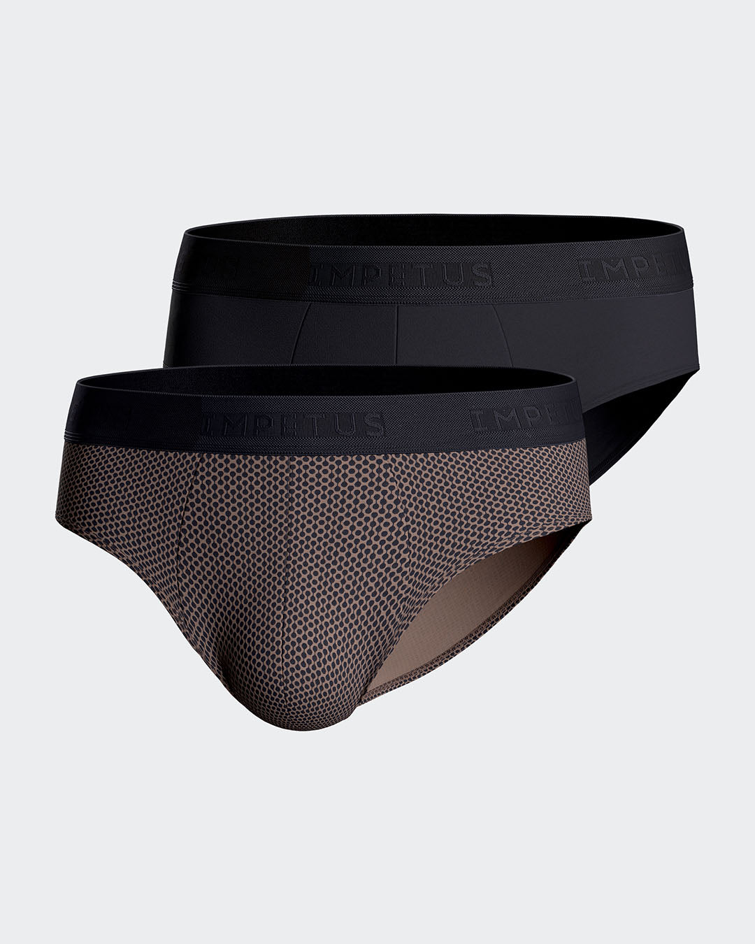 Pack of 2 plain briefs in Cotton