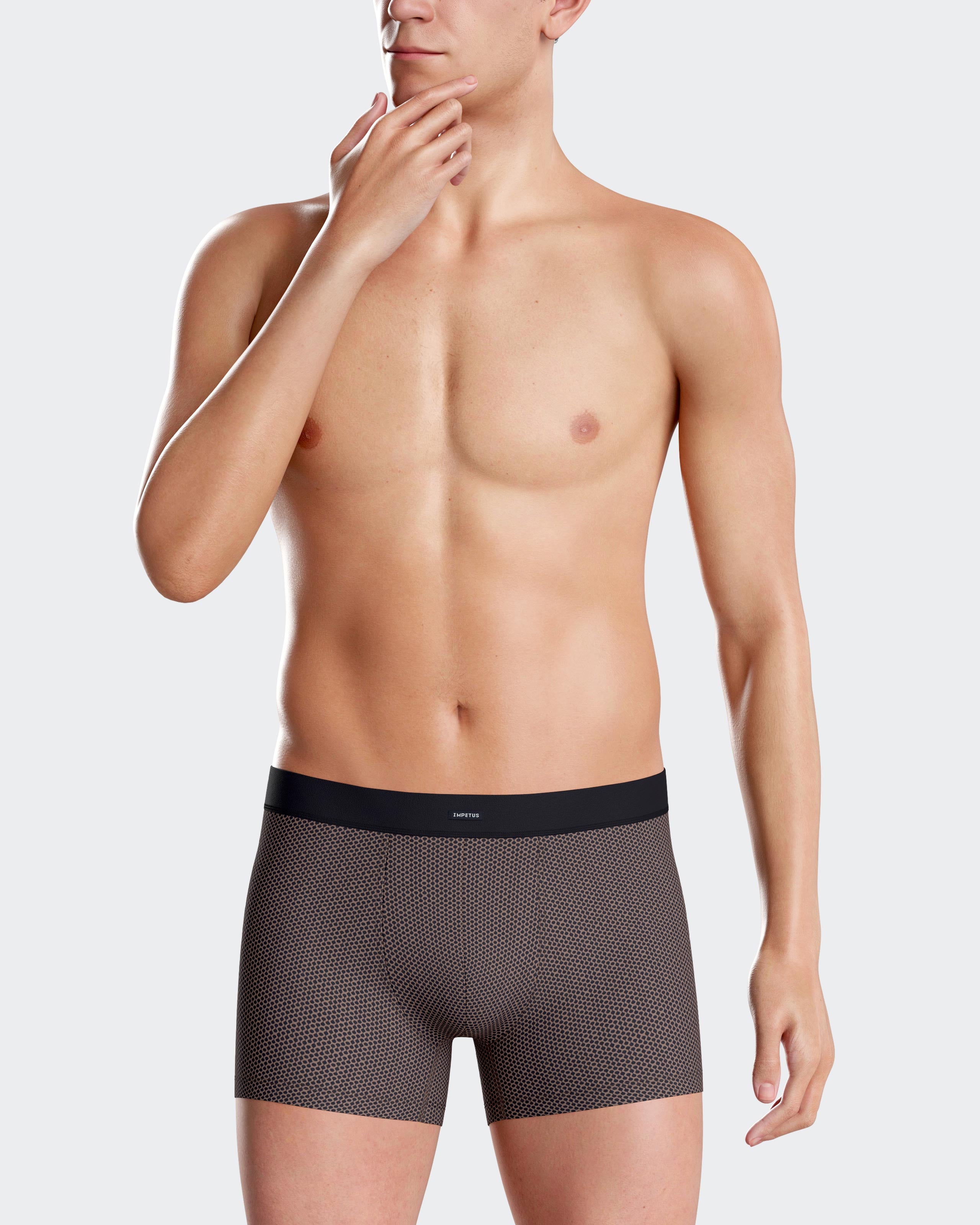 Pack of 2 plain boxers in Cotton