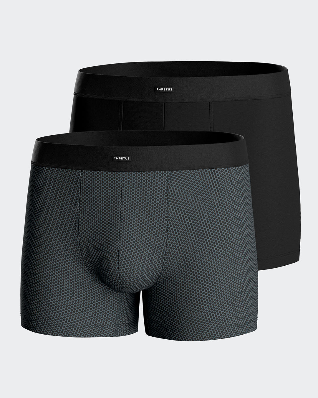 Pack of 2 plain boxers in Cotton
