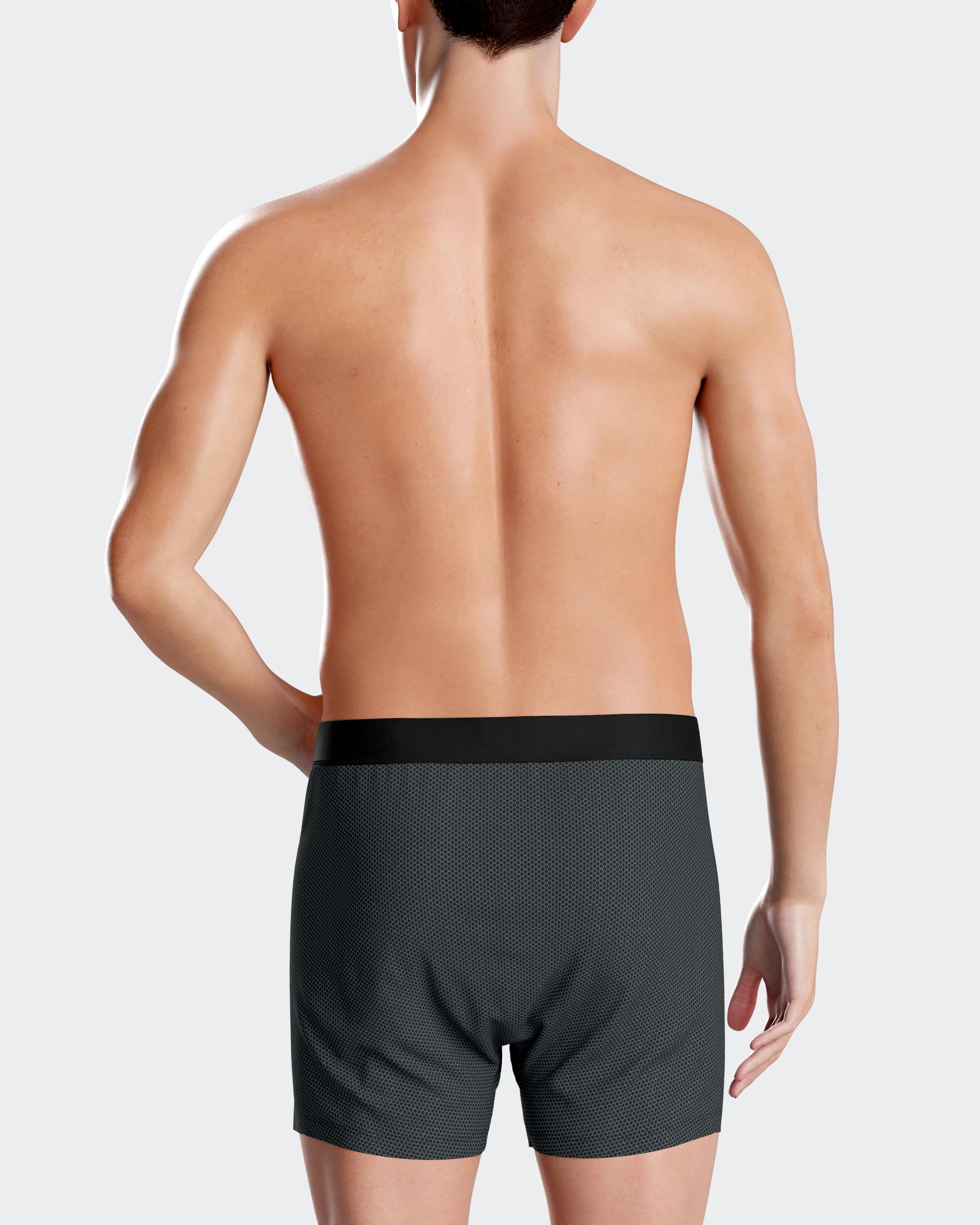 Men's boxershort with button in Cotton