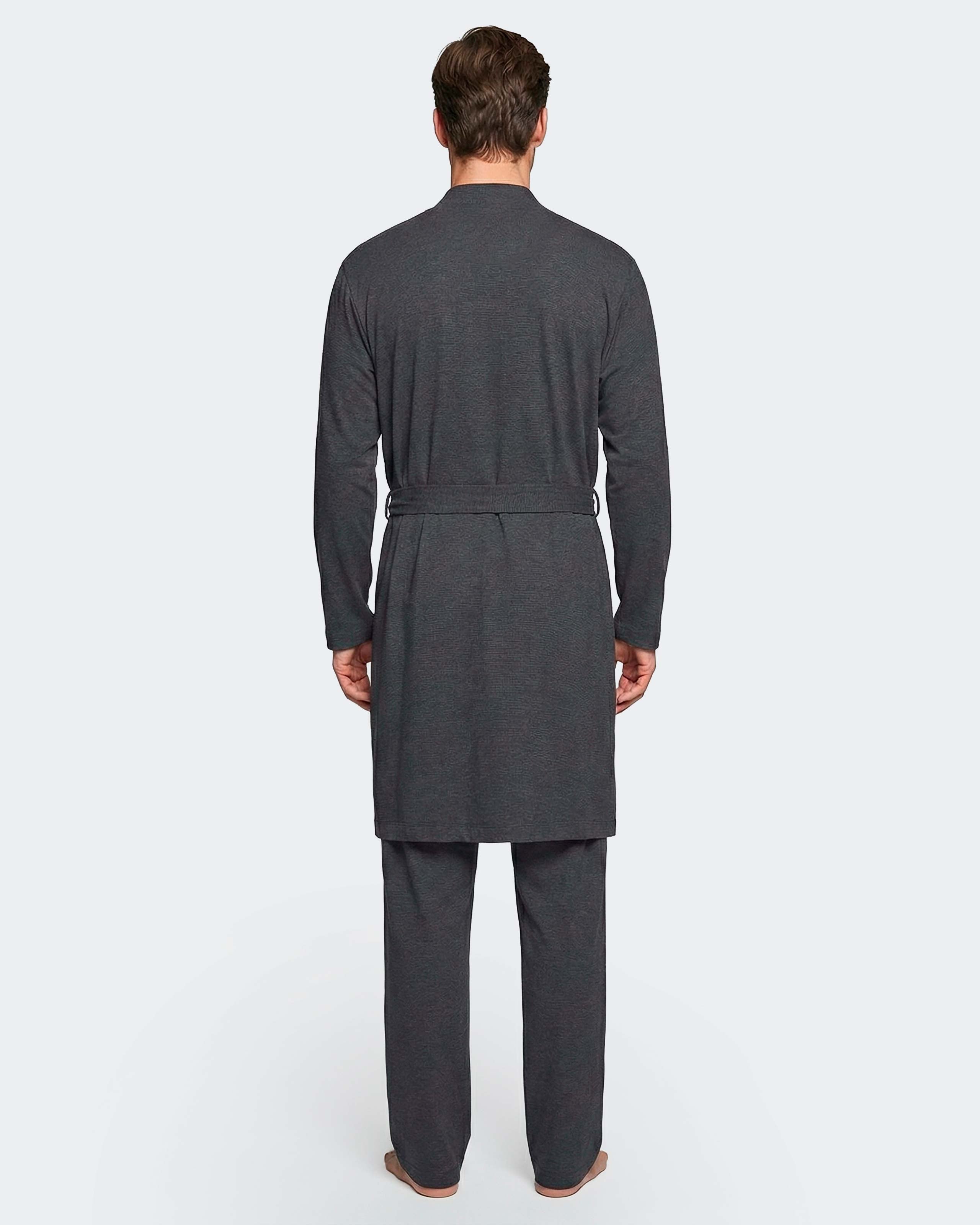 Men's thermal dressing gown in Cotton