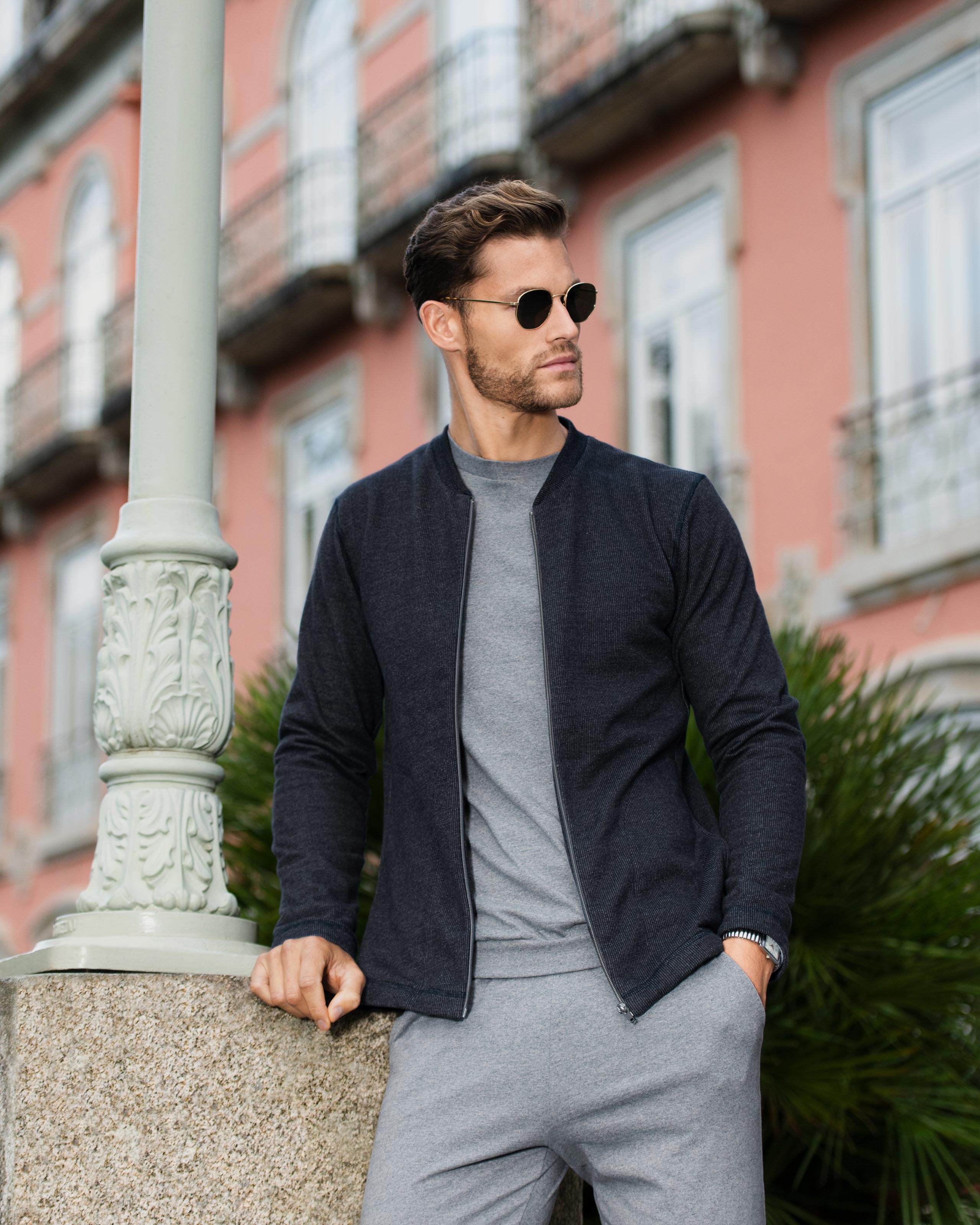 Veste avec fermeture en Coton