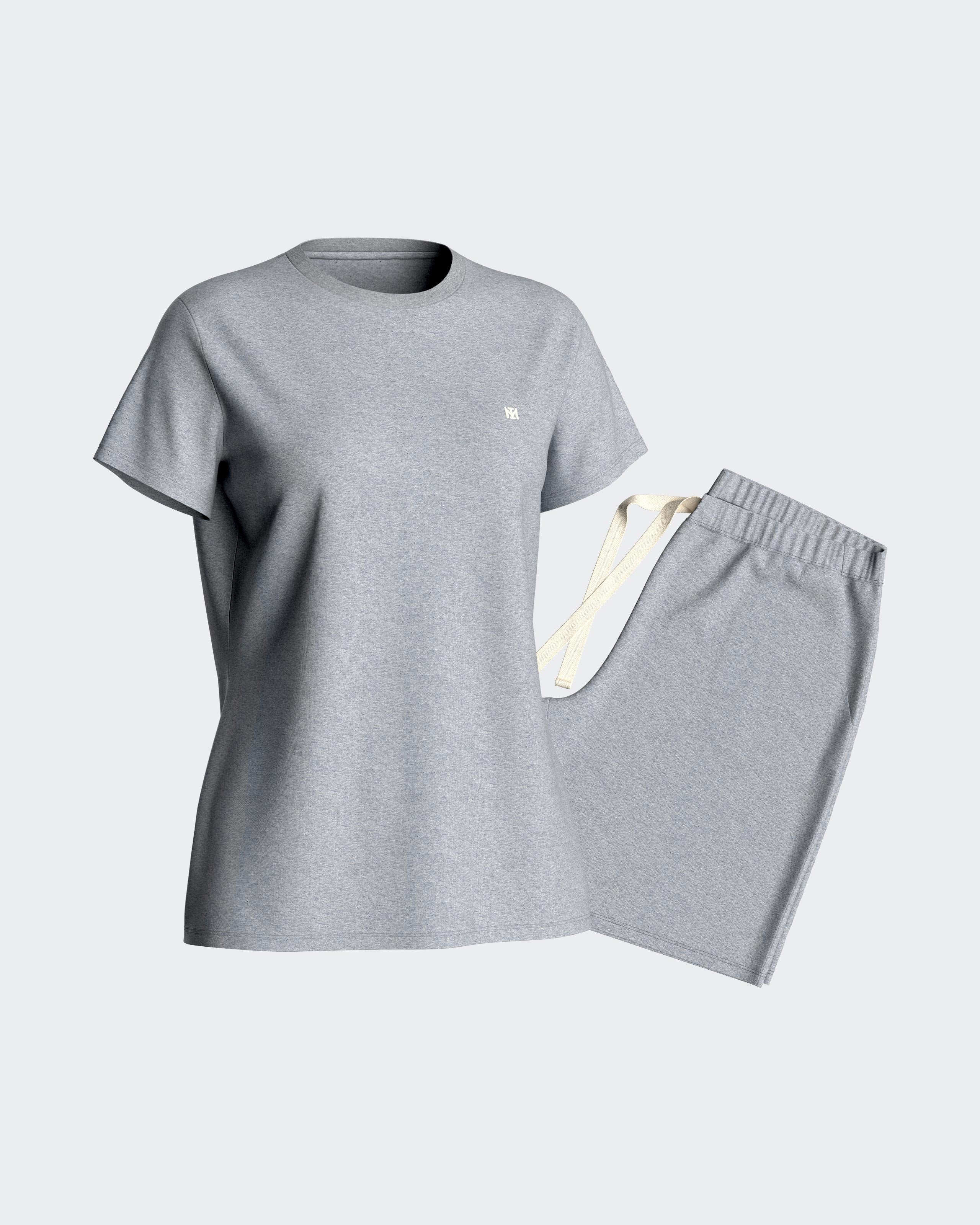 Conjunto homewear curto para mulher Revive