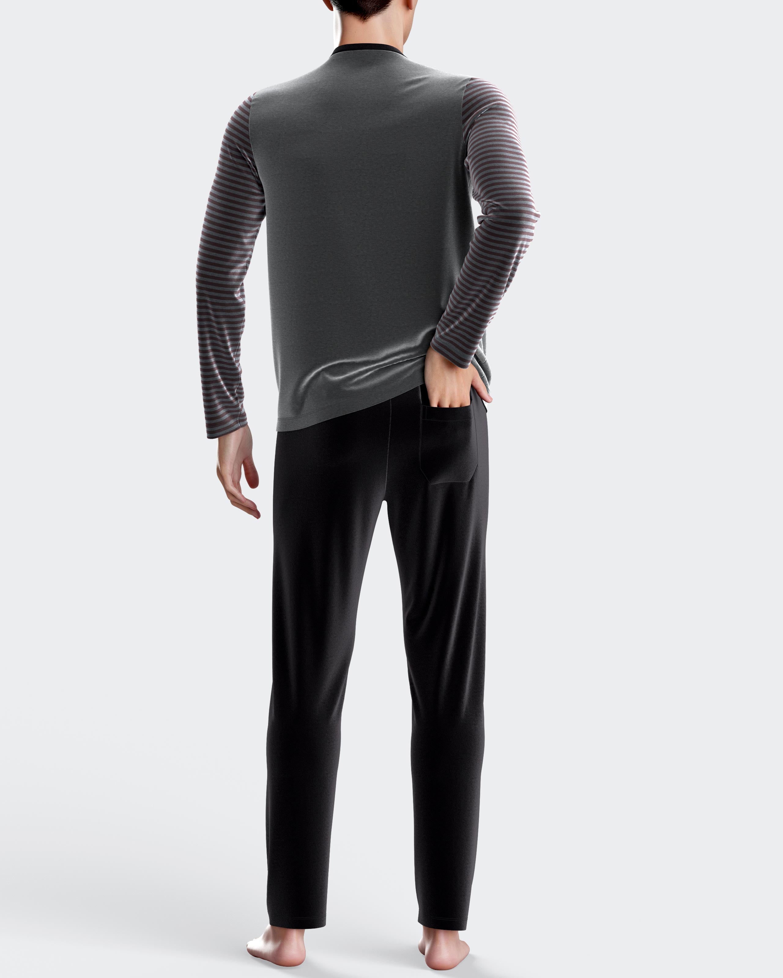 Pijama de hombre en Terciopelo térmico