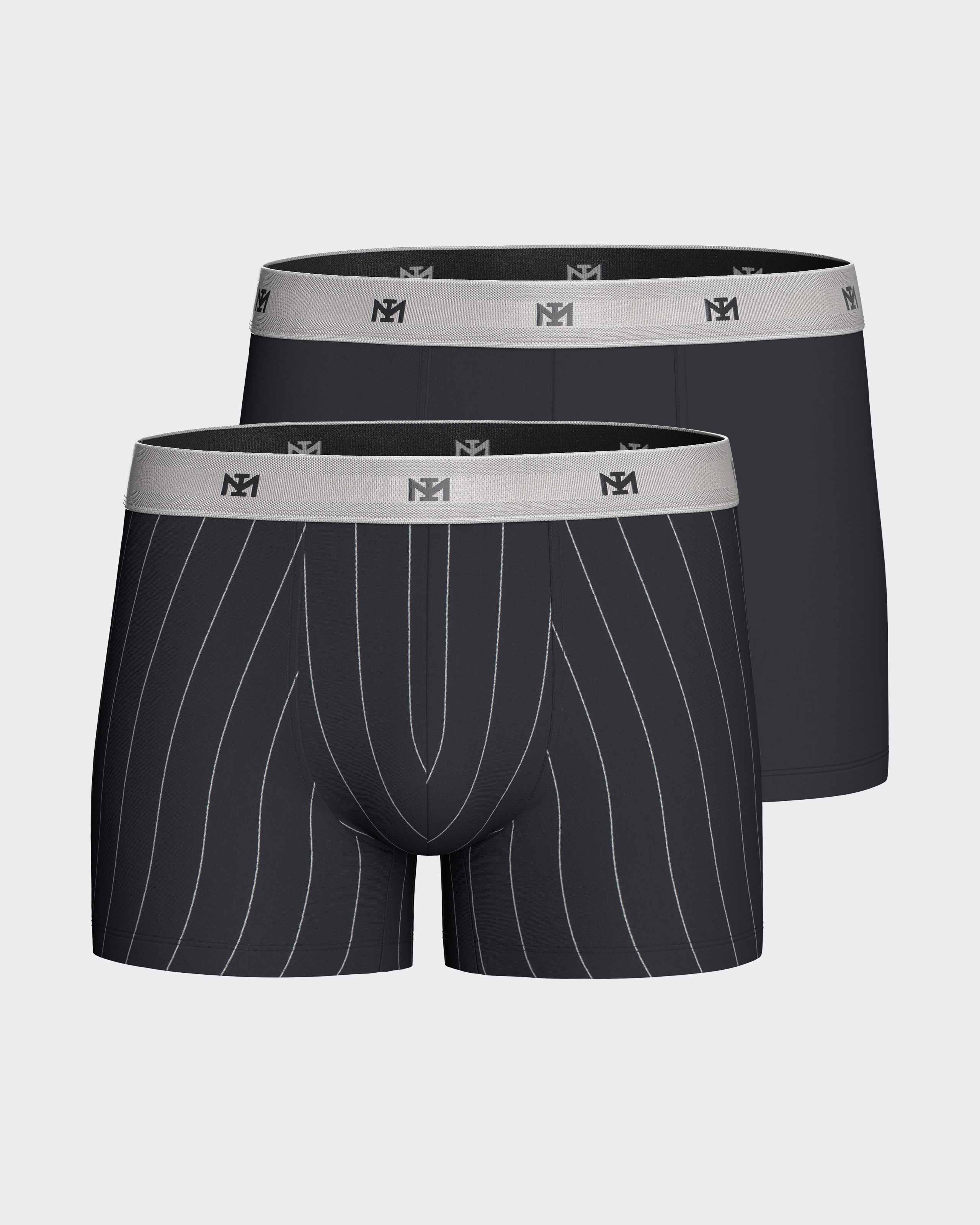 Pack of 2 men's boxers in modal cotton