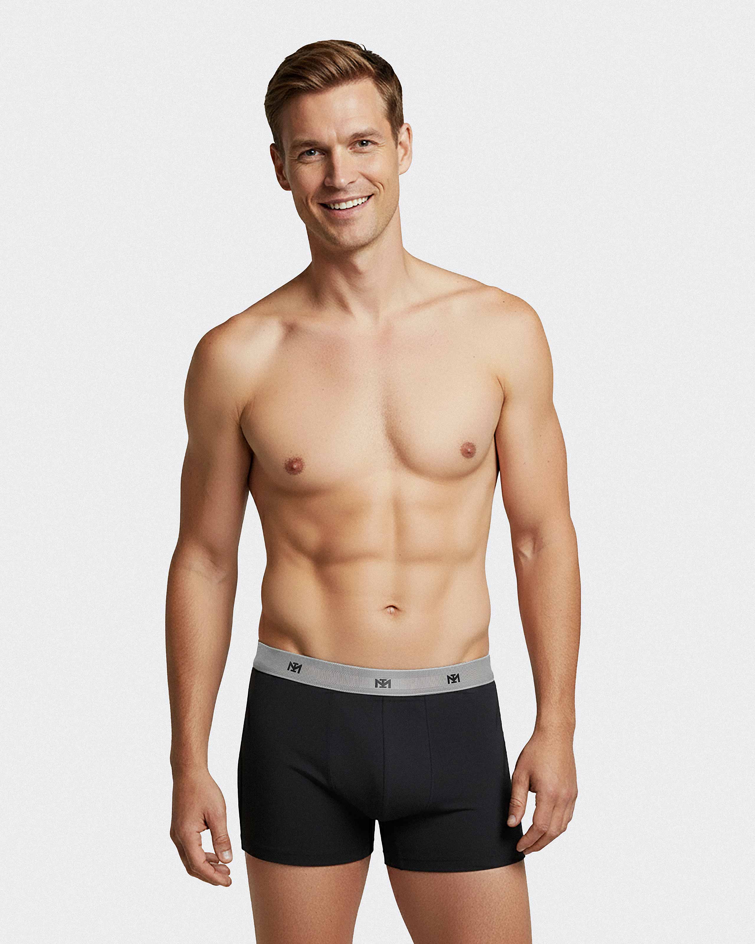 Pack of 2 men's boxers in modal cotton