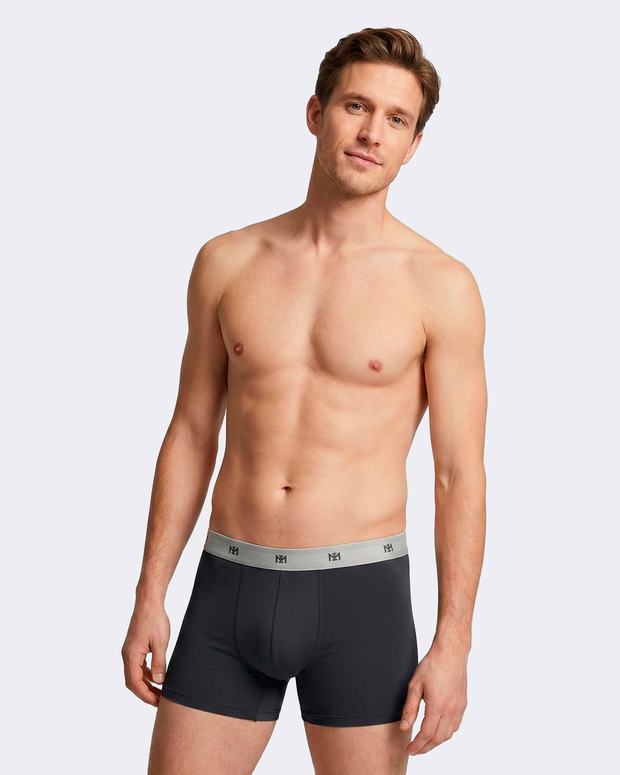 Pack of 2 men's boxers in modal cotton