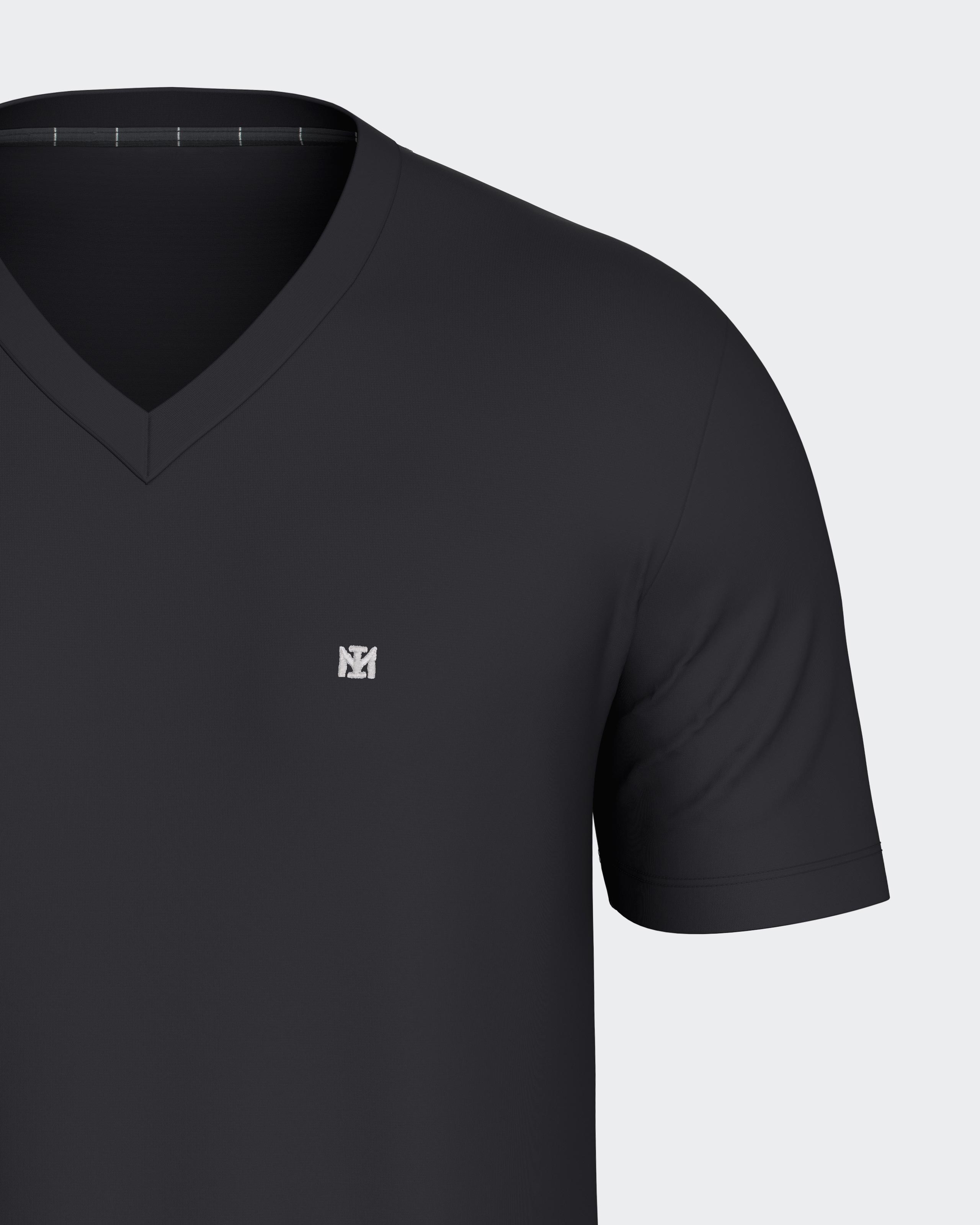 Pyjama court d'homme à rayures en Coton Modal