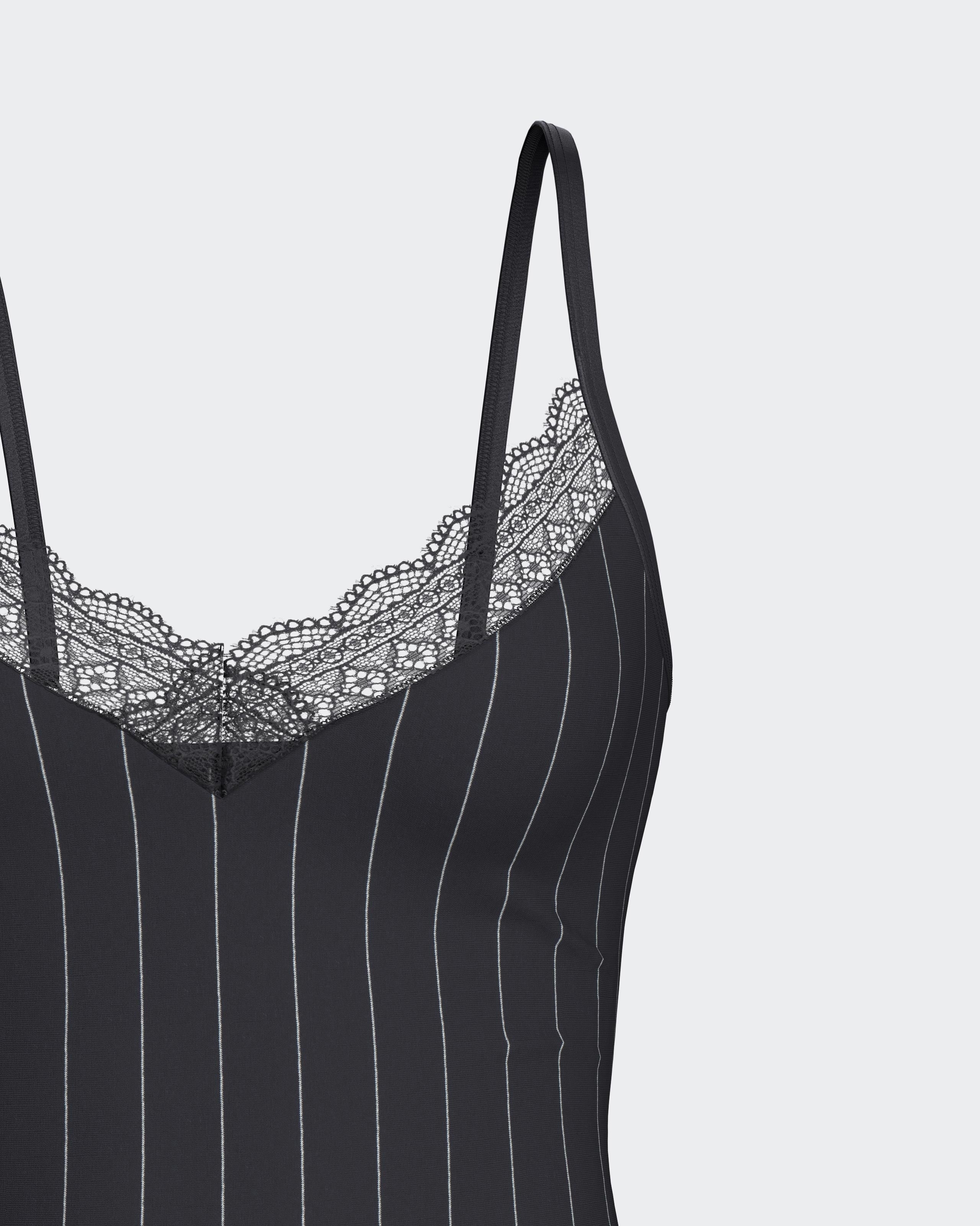 Gestreiftes Trägertop aus Baumwolle-Modal