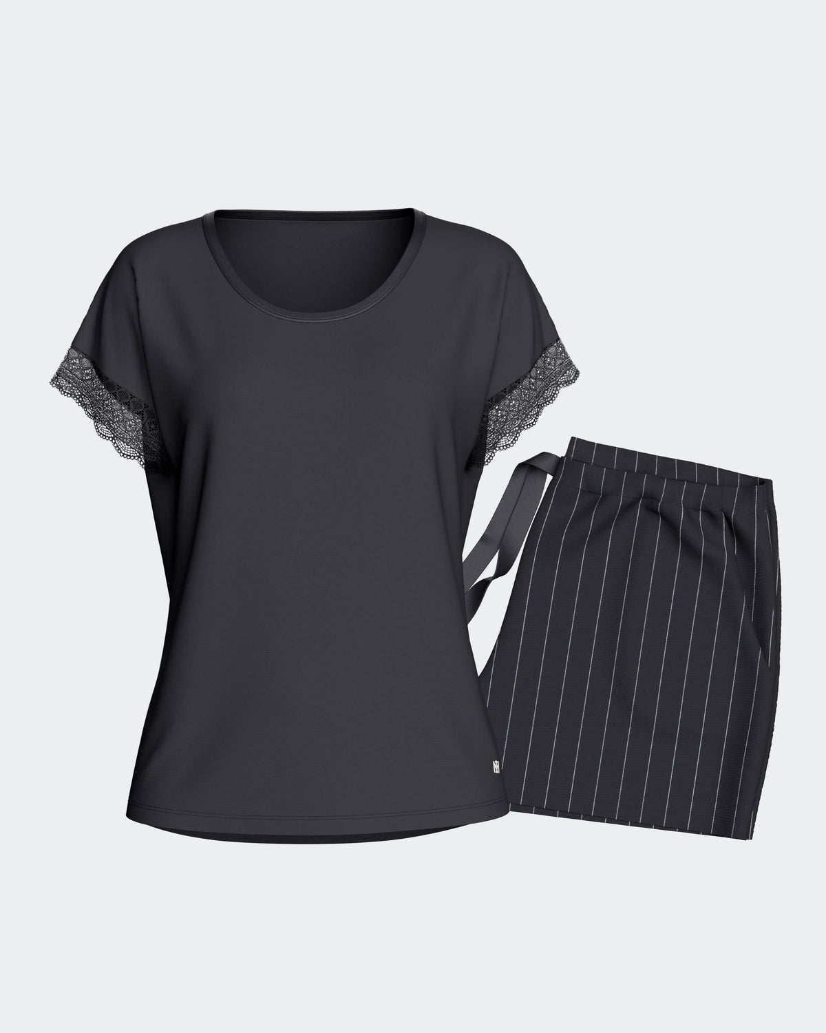 Pijama curto de mulher em Algodão Modal