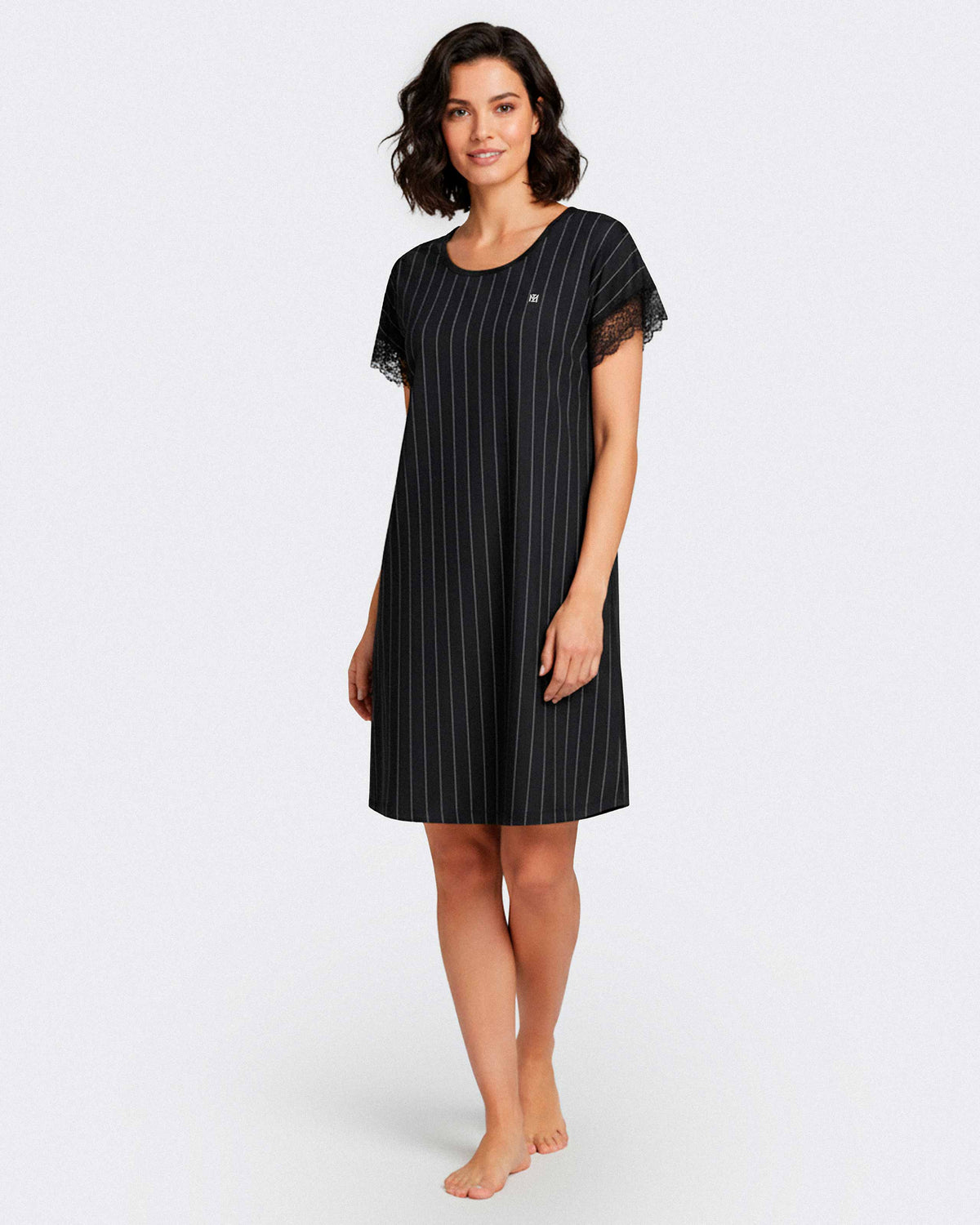 Camisa de dormir de mulher em Algodão Modal
