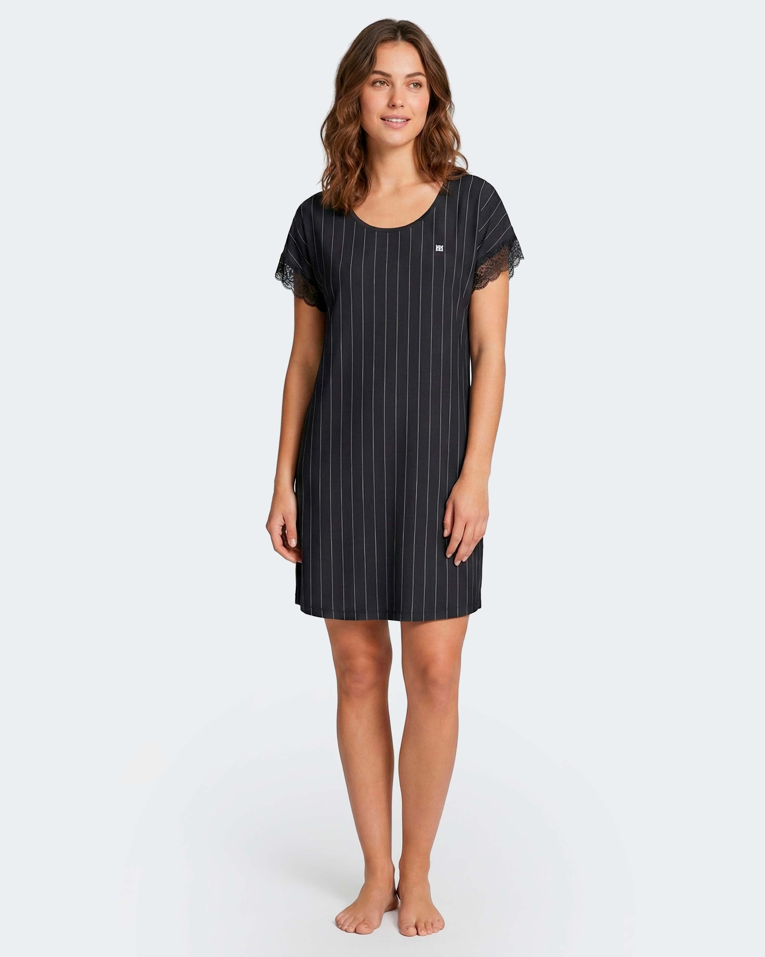 Camisa de dormir de mulher em Algodão Modal