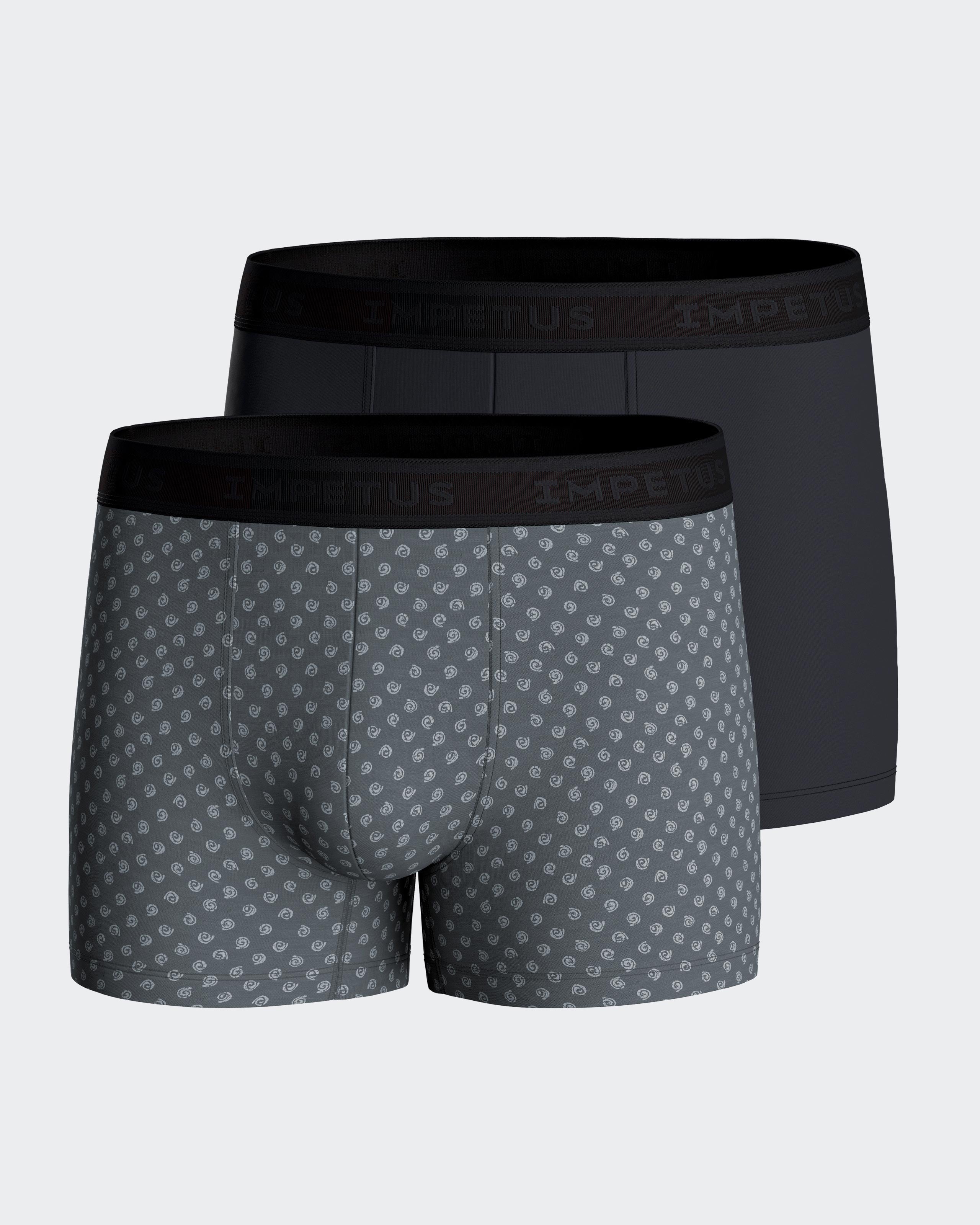 Packung mit 2 Herren-Boxershorts aus Lyocell