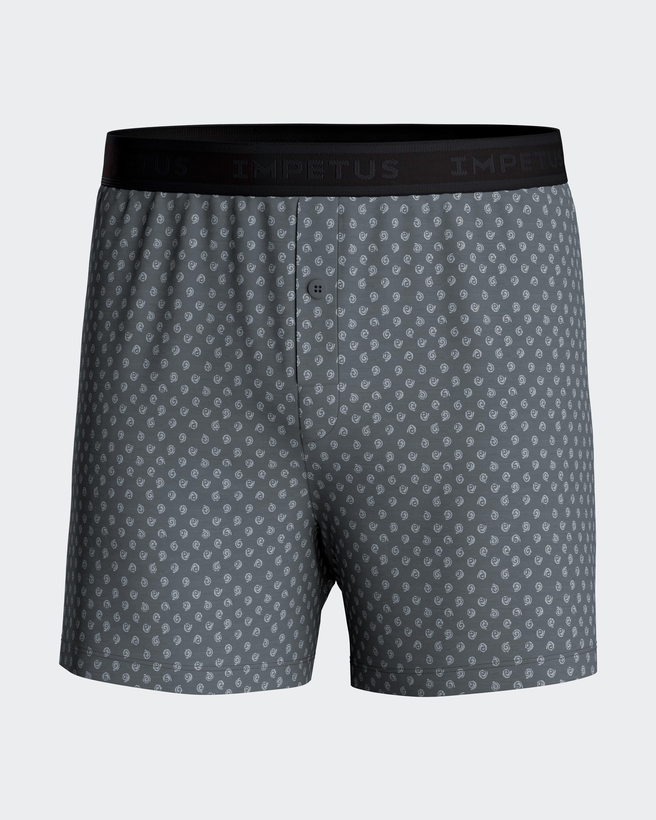 Boxershort de homem com botão em Lyocell