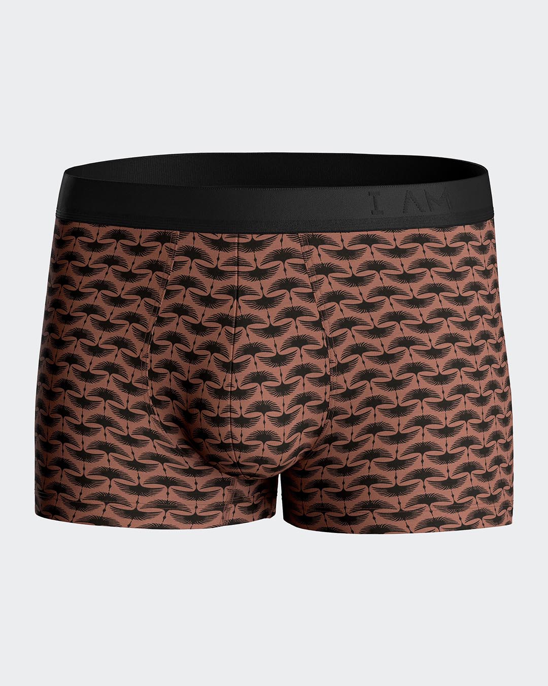 Boxer de homem estampado geométrico em Lyocell