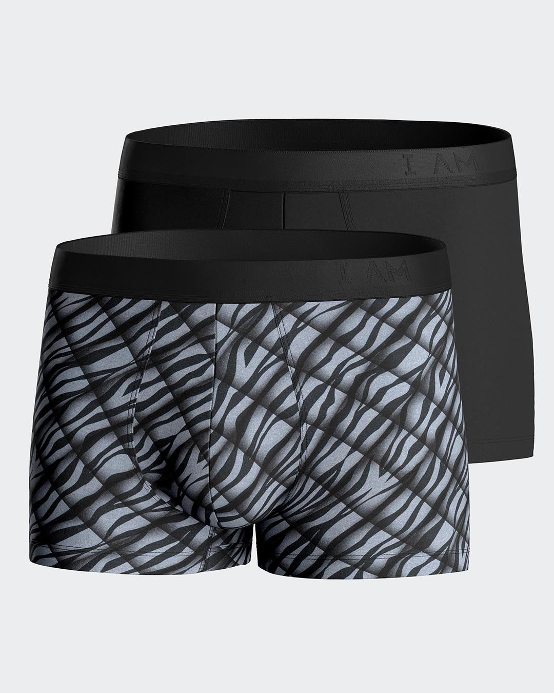 Pack de dois boxers de homem em Lyocell