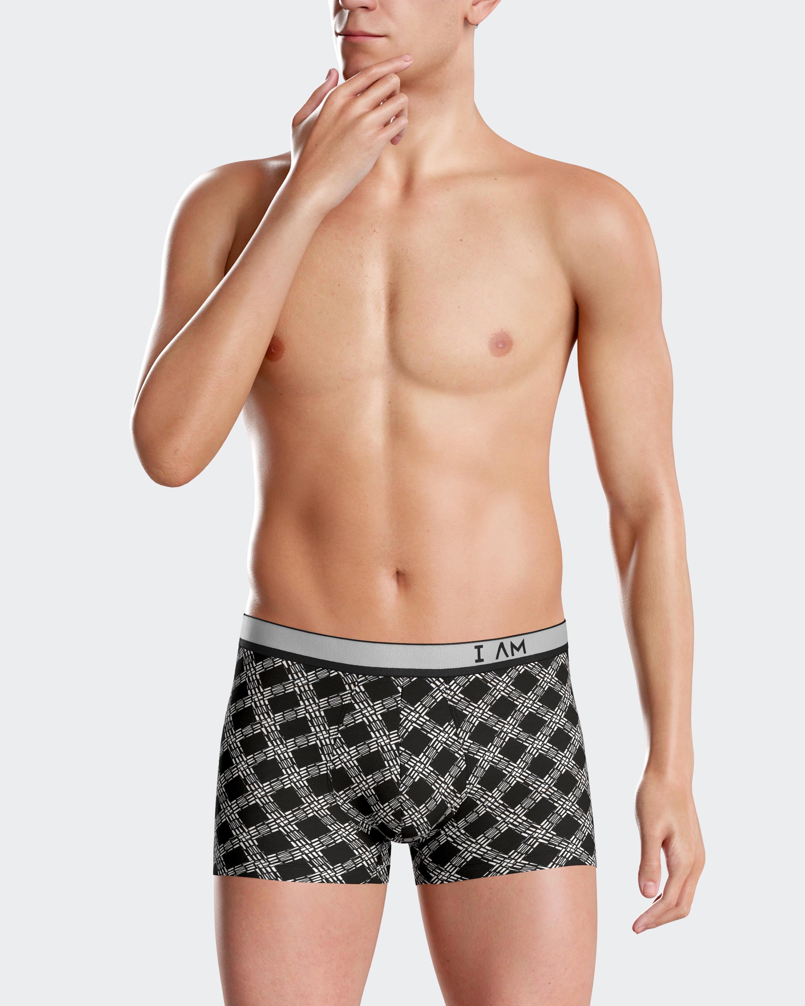 Printed Boxer in Lyocell