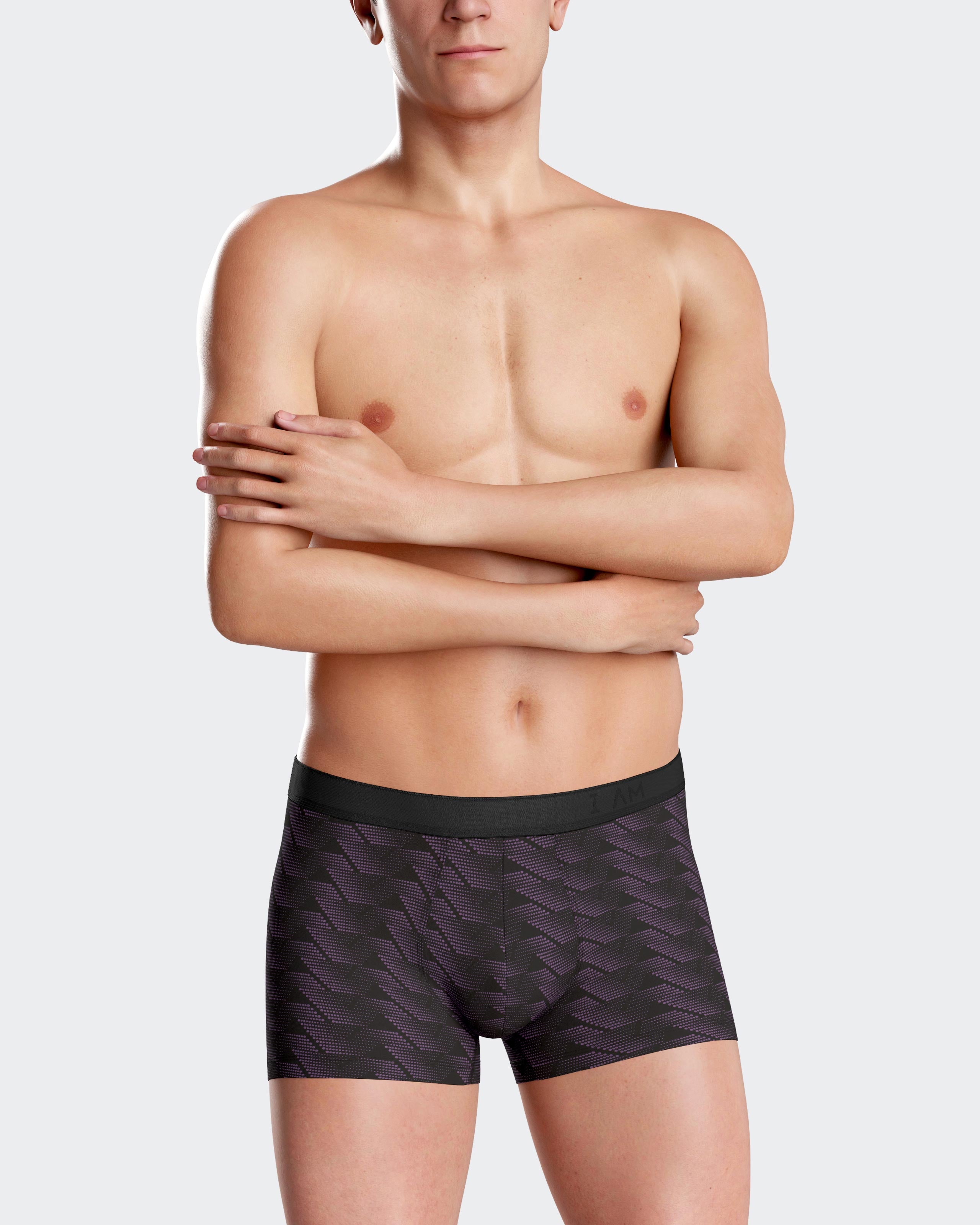 Abstract printed Boxer in Lyocell