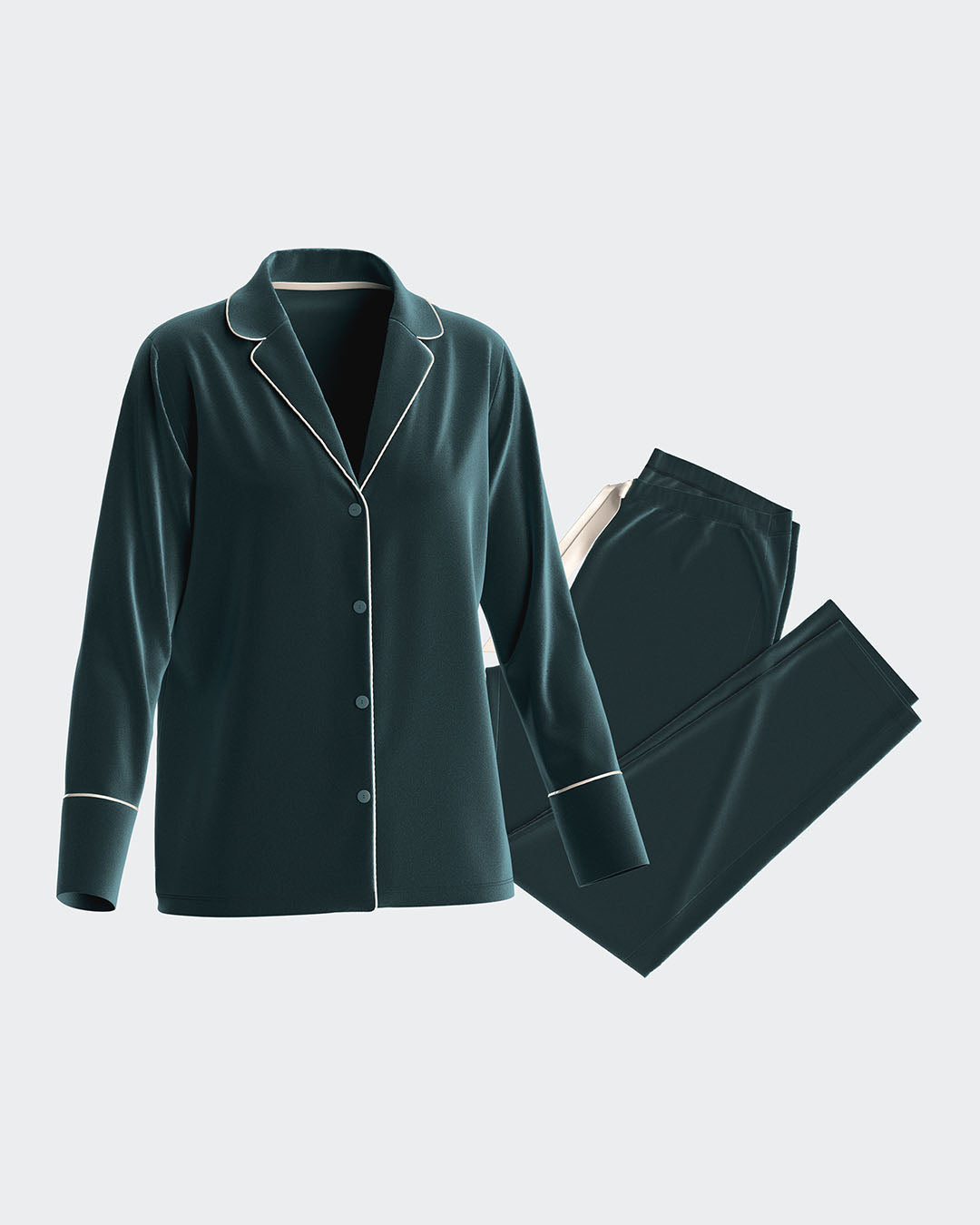 Velvet pyjamas in cotton modal