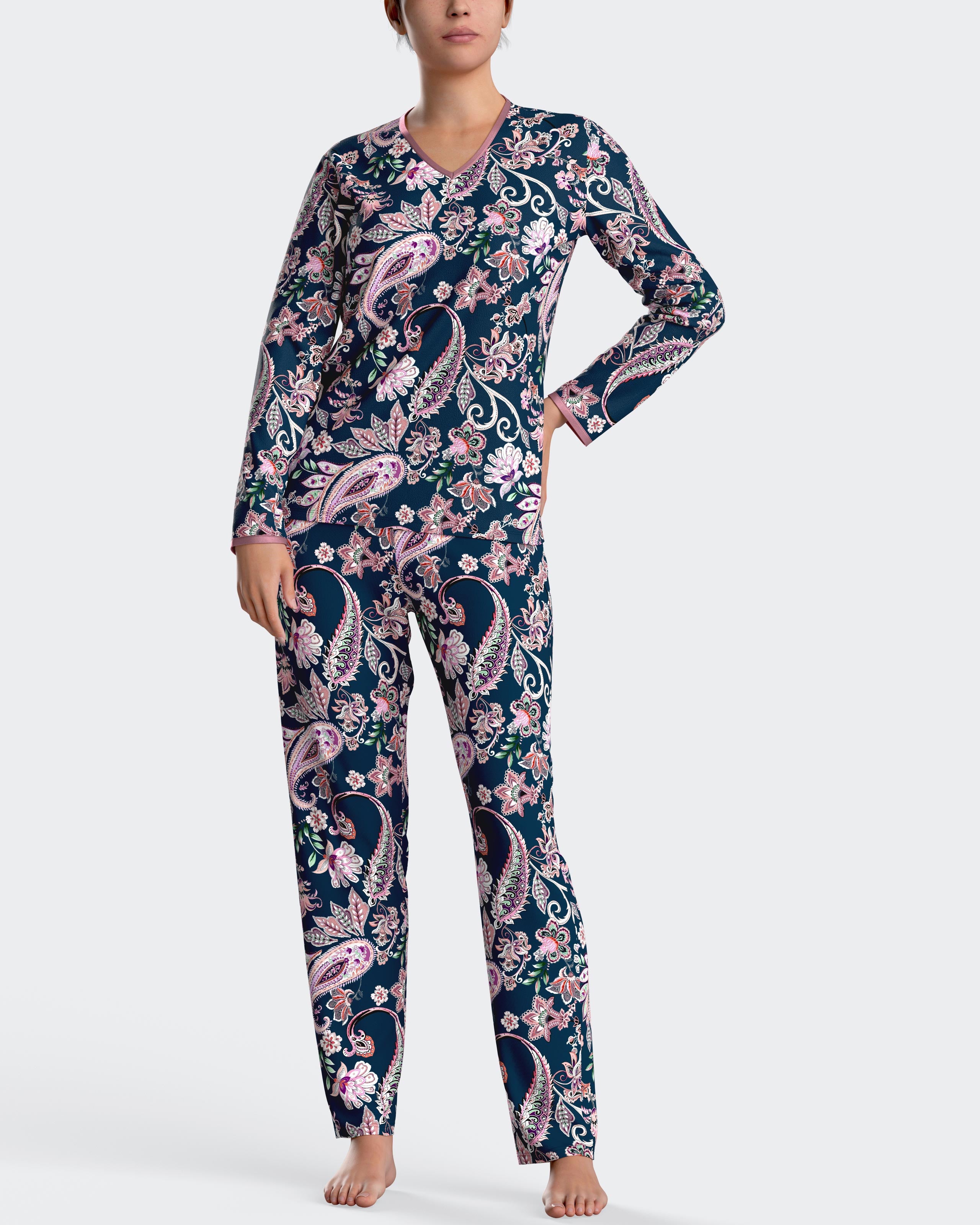 Pyjama cachemire en coton modal