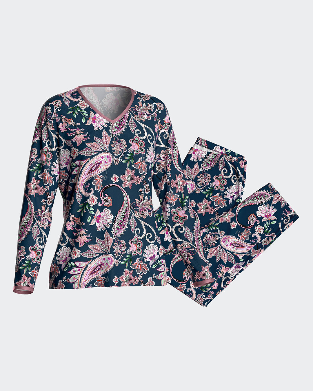 Cachemire pyjamas in cotton modal