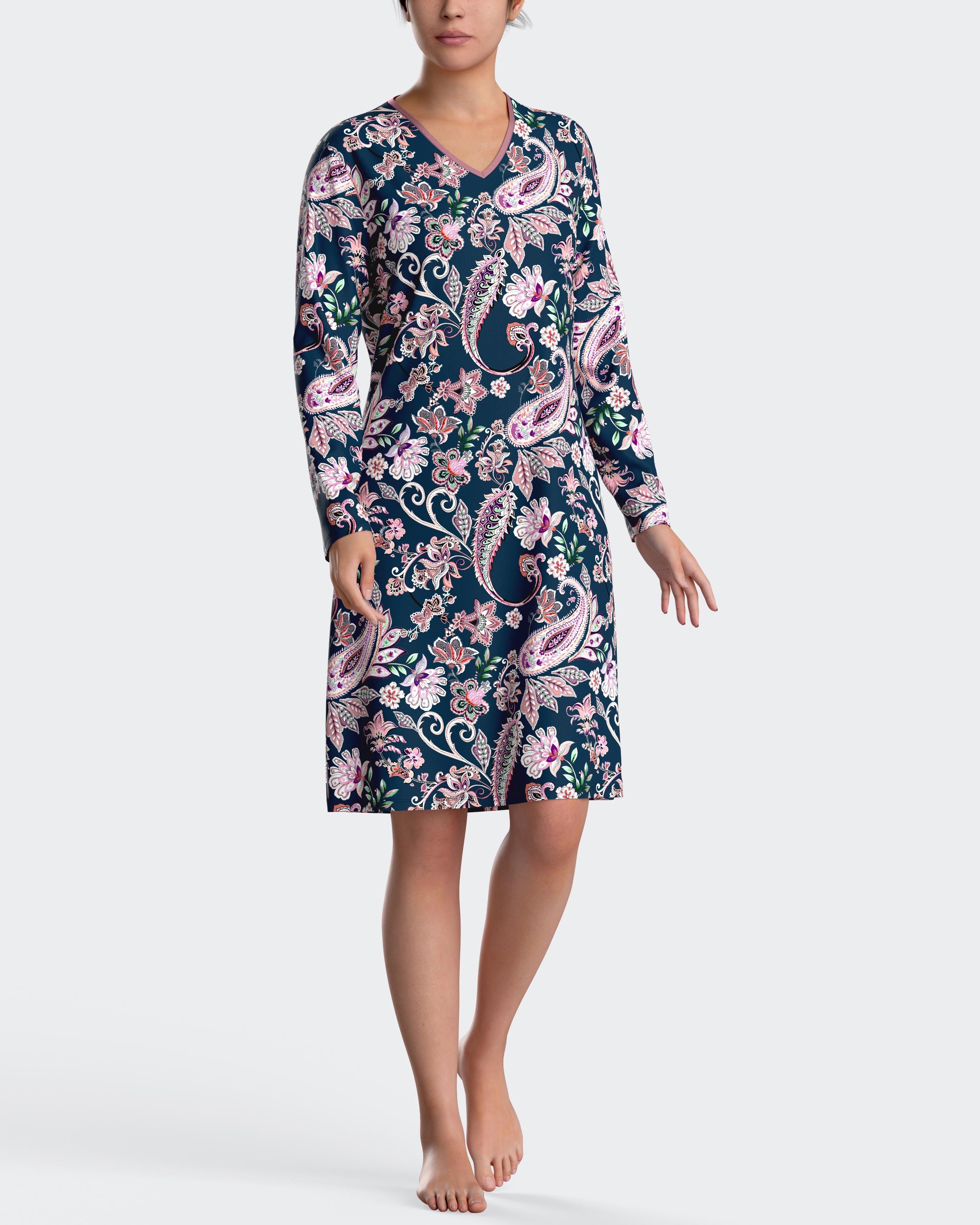 Camisón estampado paisley