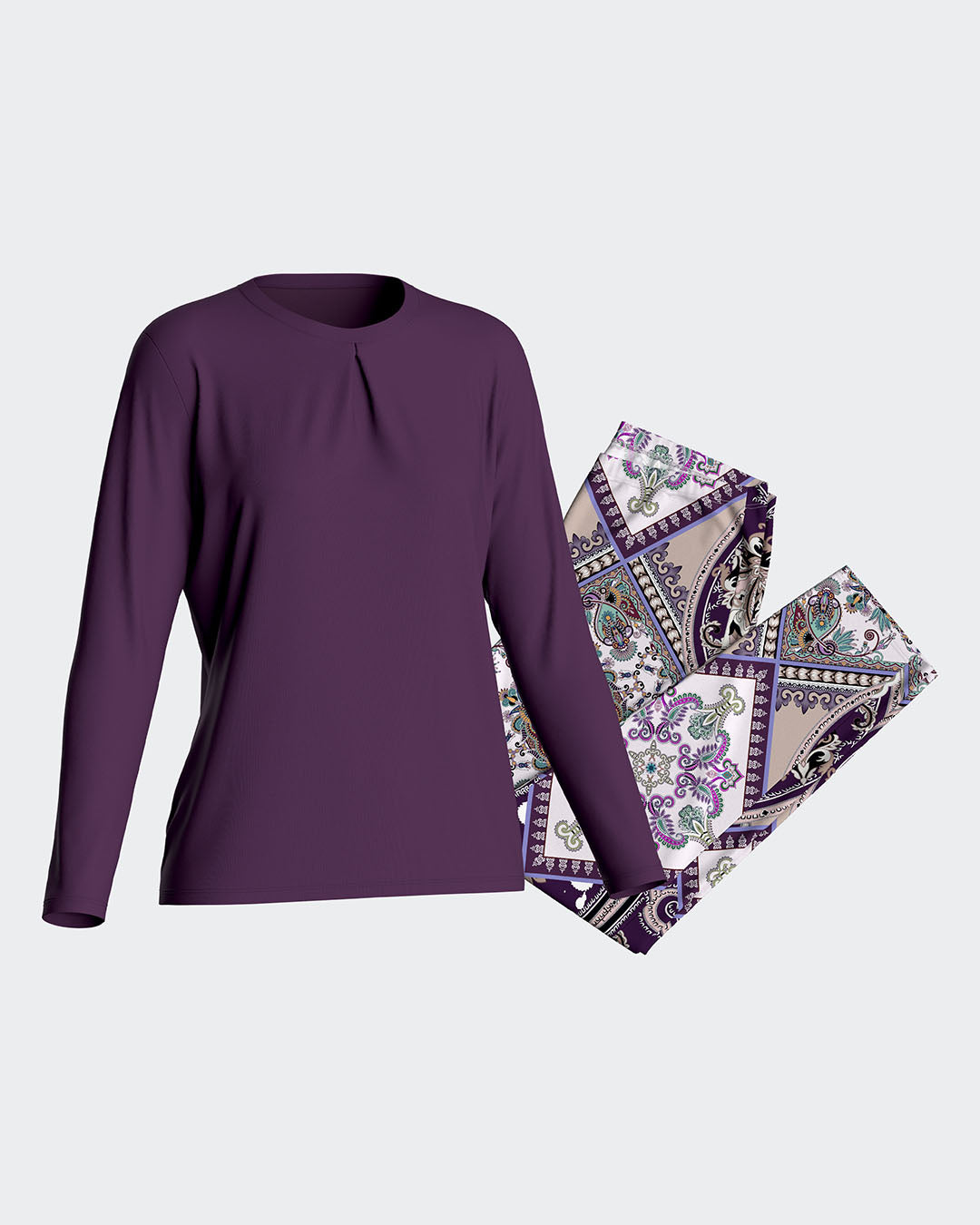 Printed pyjamas oriental