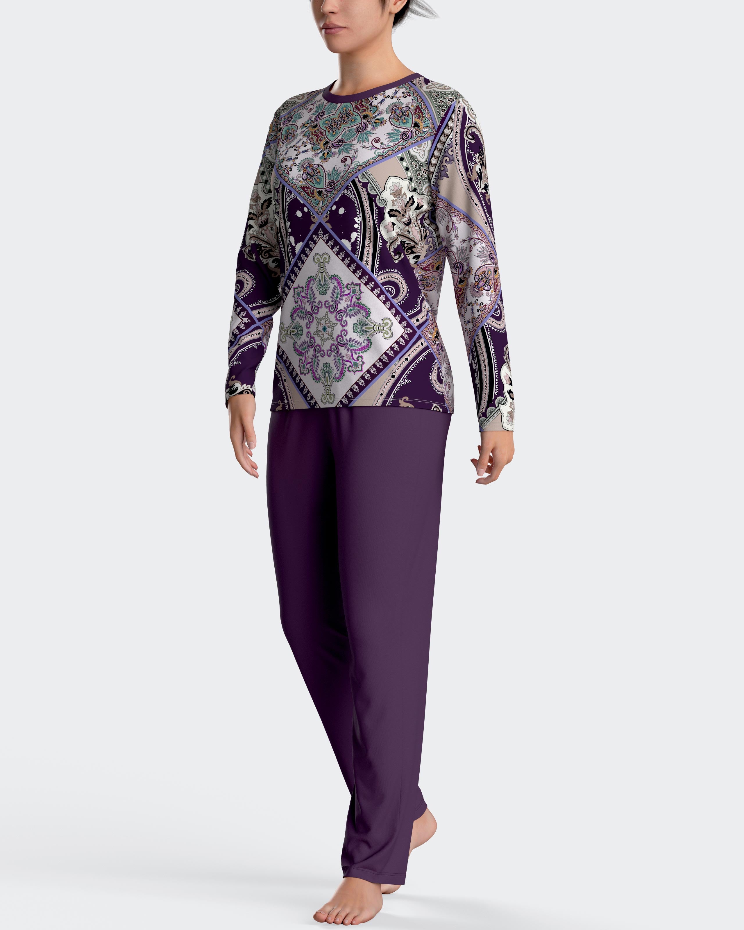 Printed pyjamas oriental