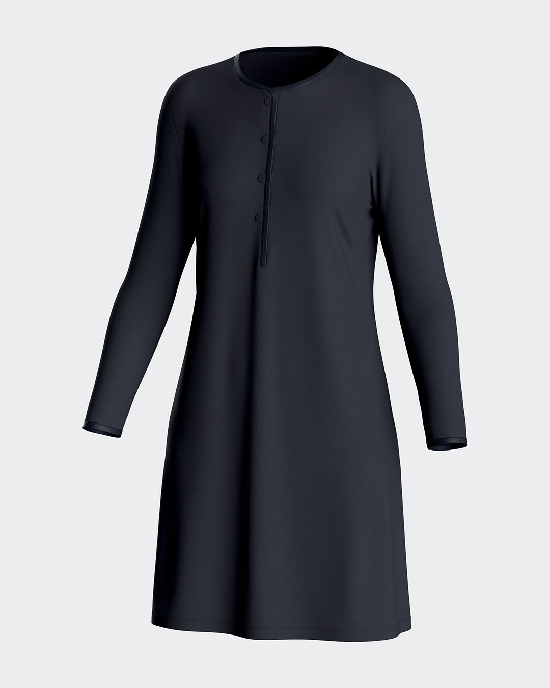 Plain nightgown with buttons