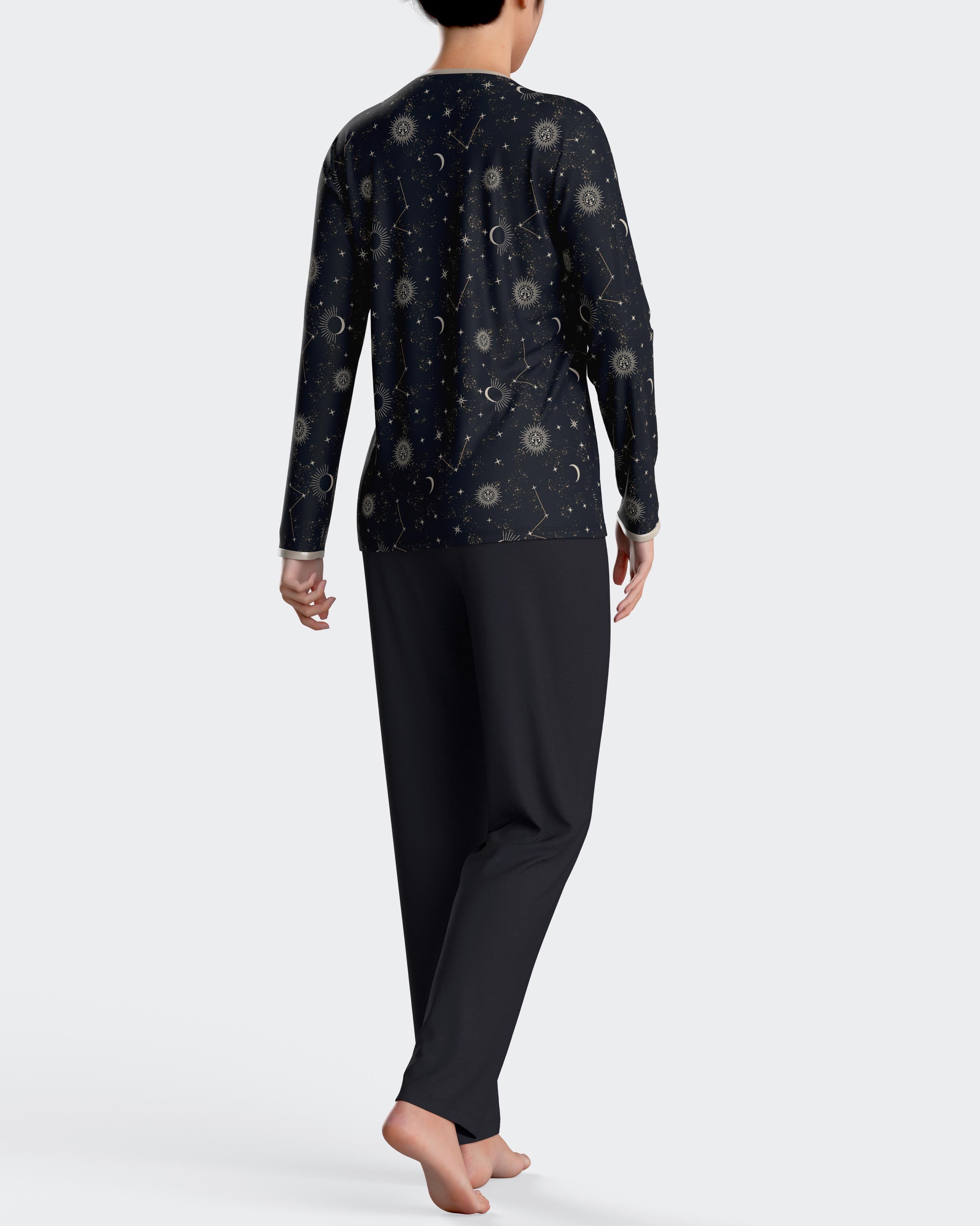 Gold printed pyjamas