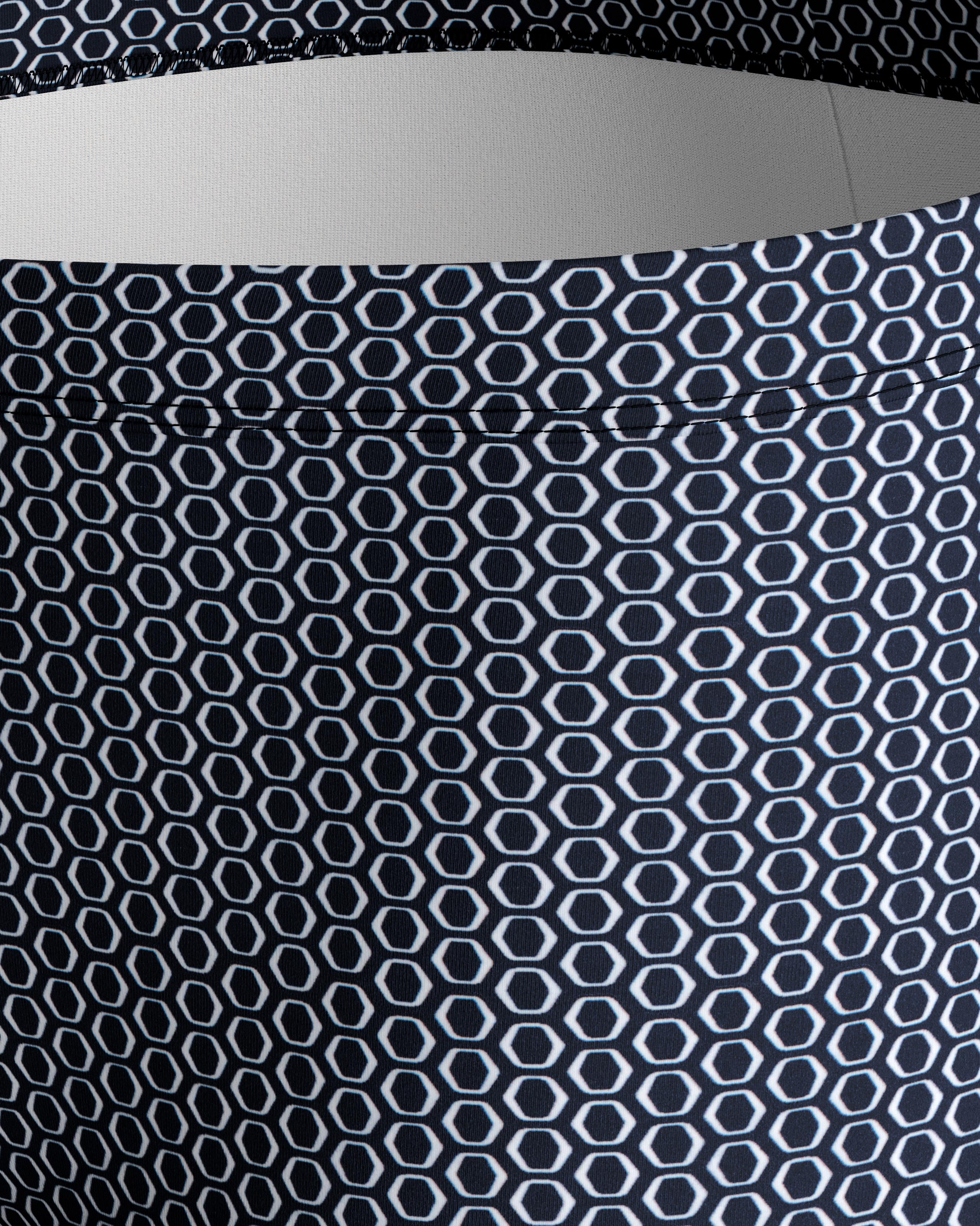 Boxer de Banho micromotivo geométrico