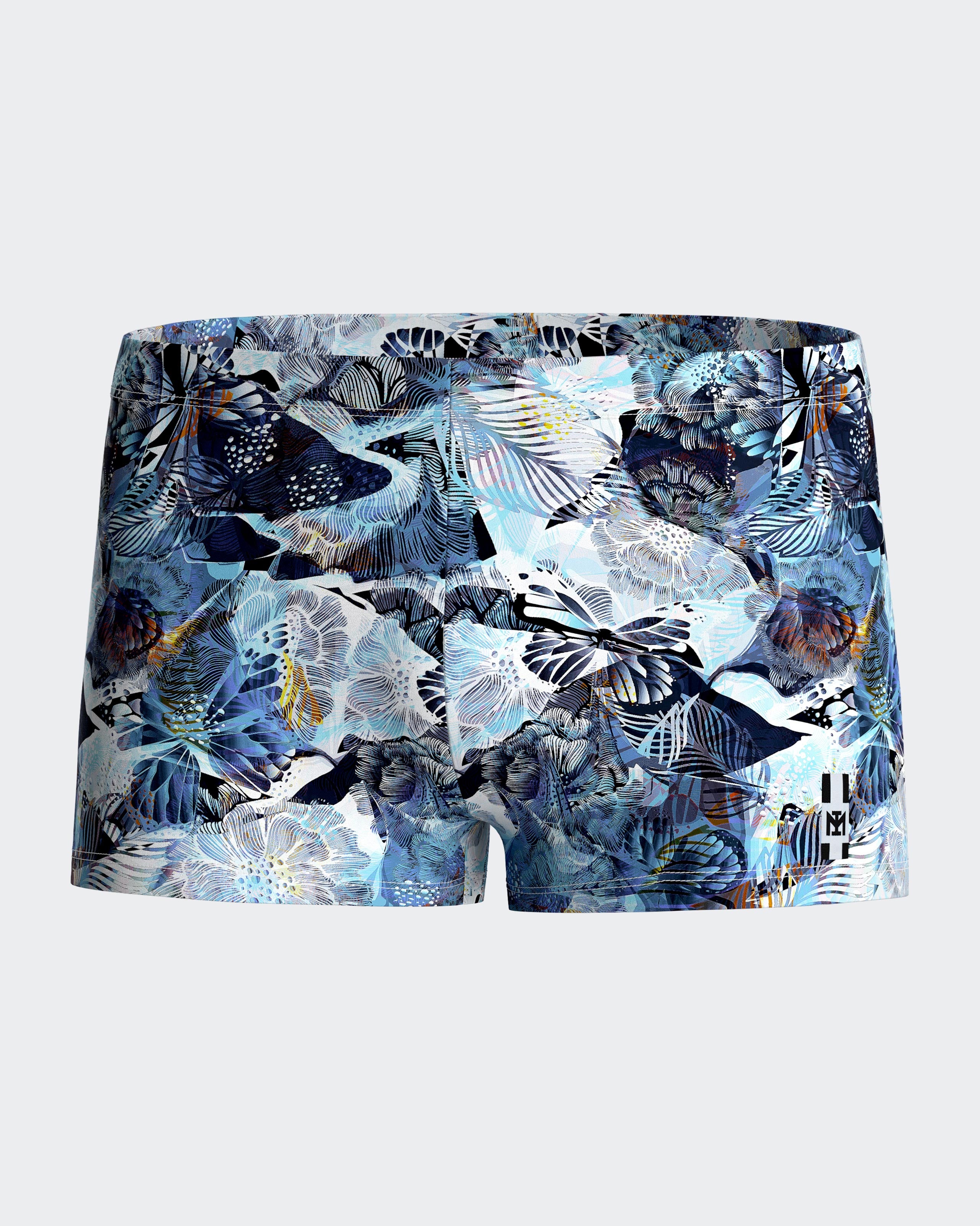 Boxer de Banho estampado tropical