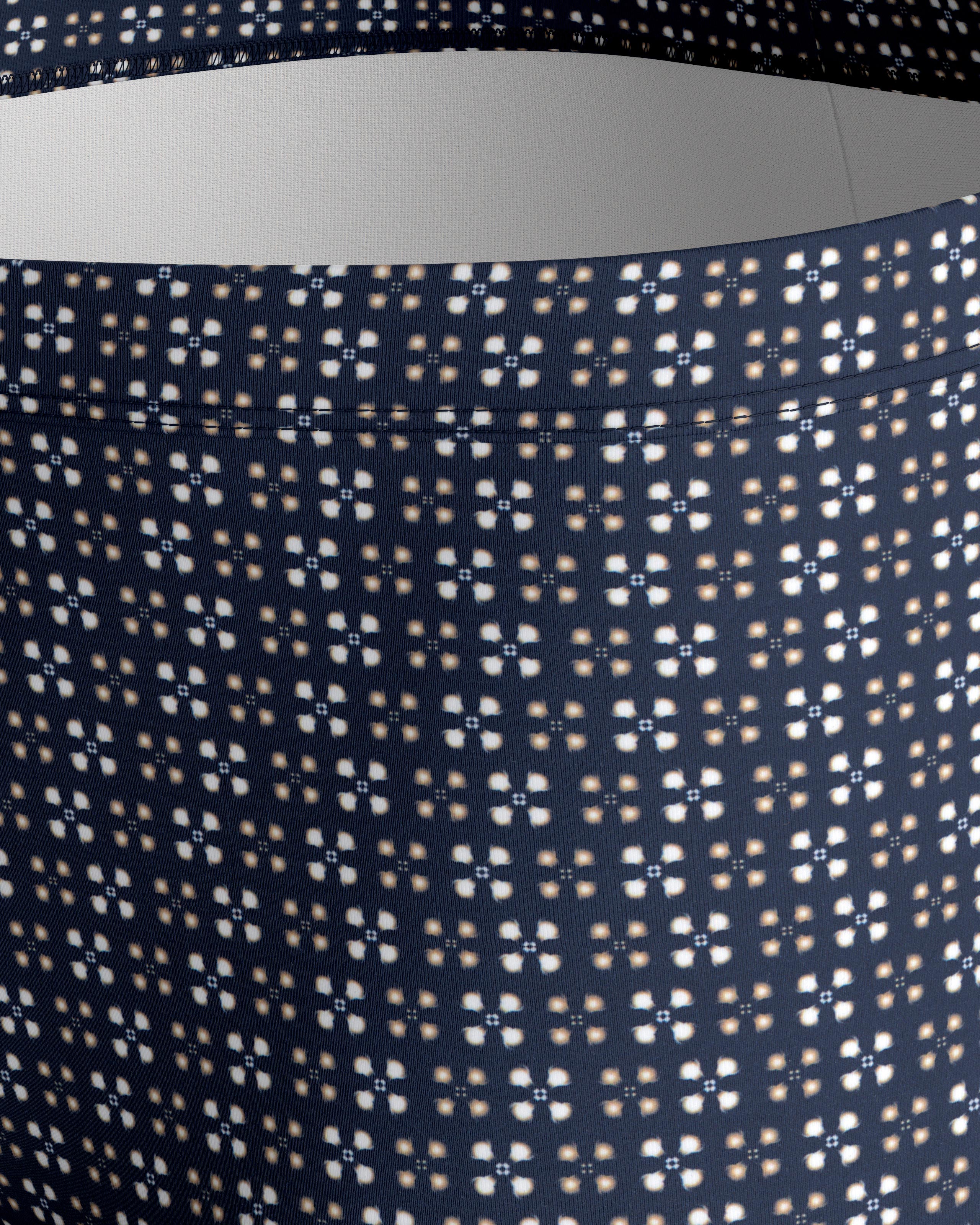 Geometric printed swim boxer