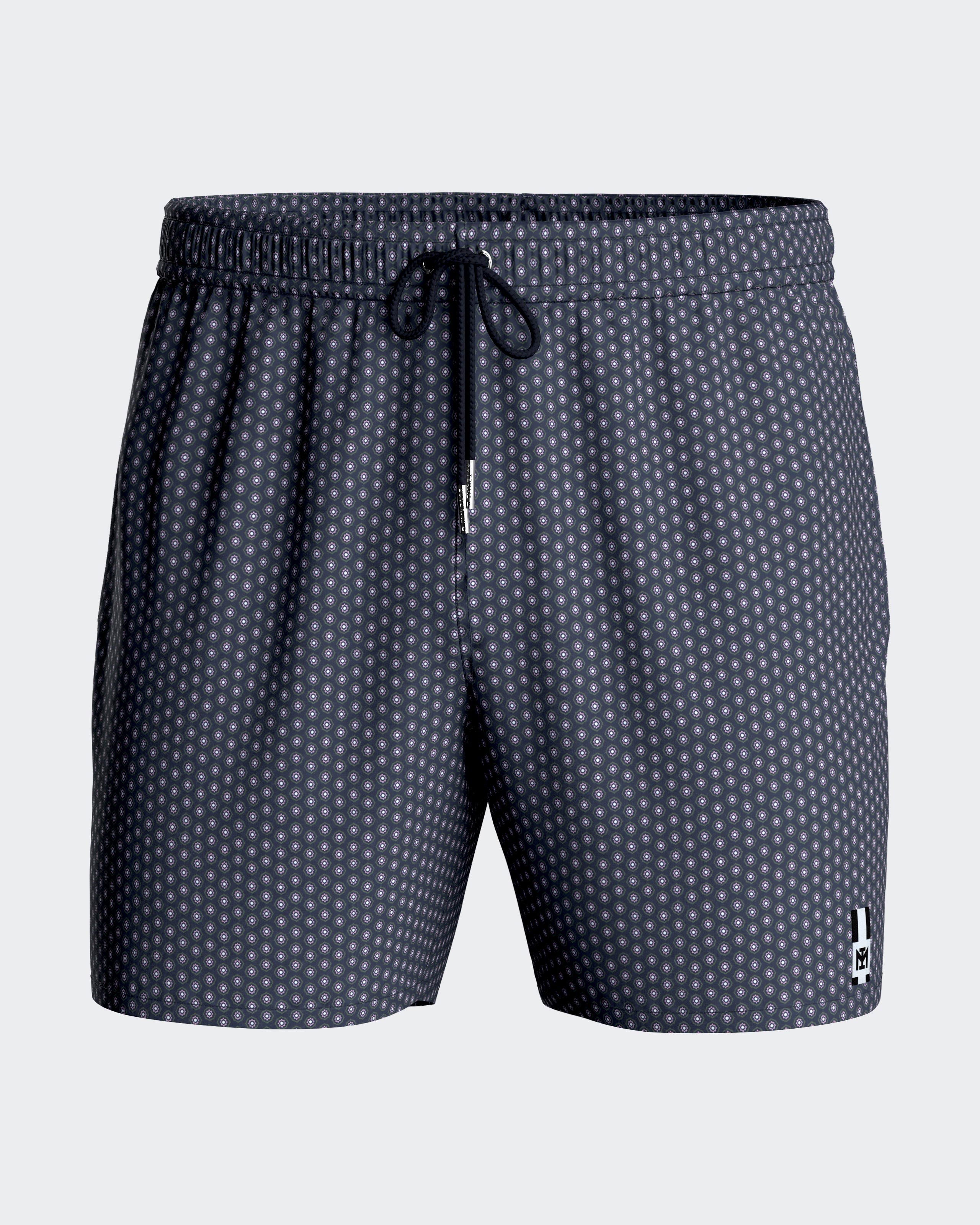 Calções de banho estampado