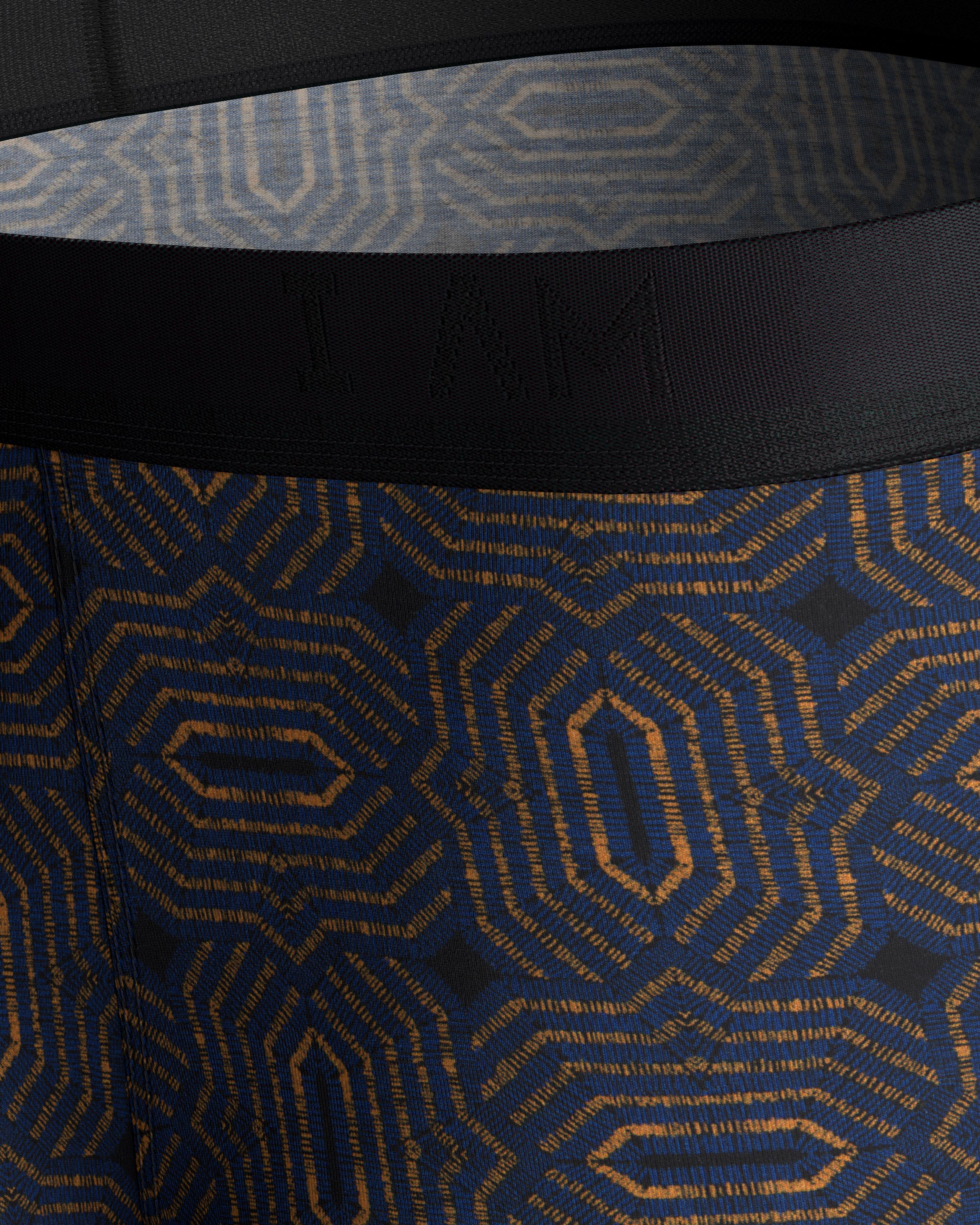 Printed boxer in Lyocell