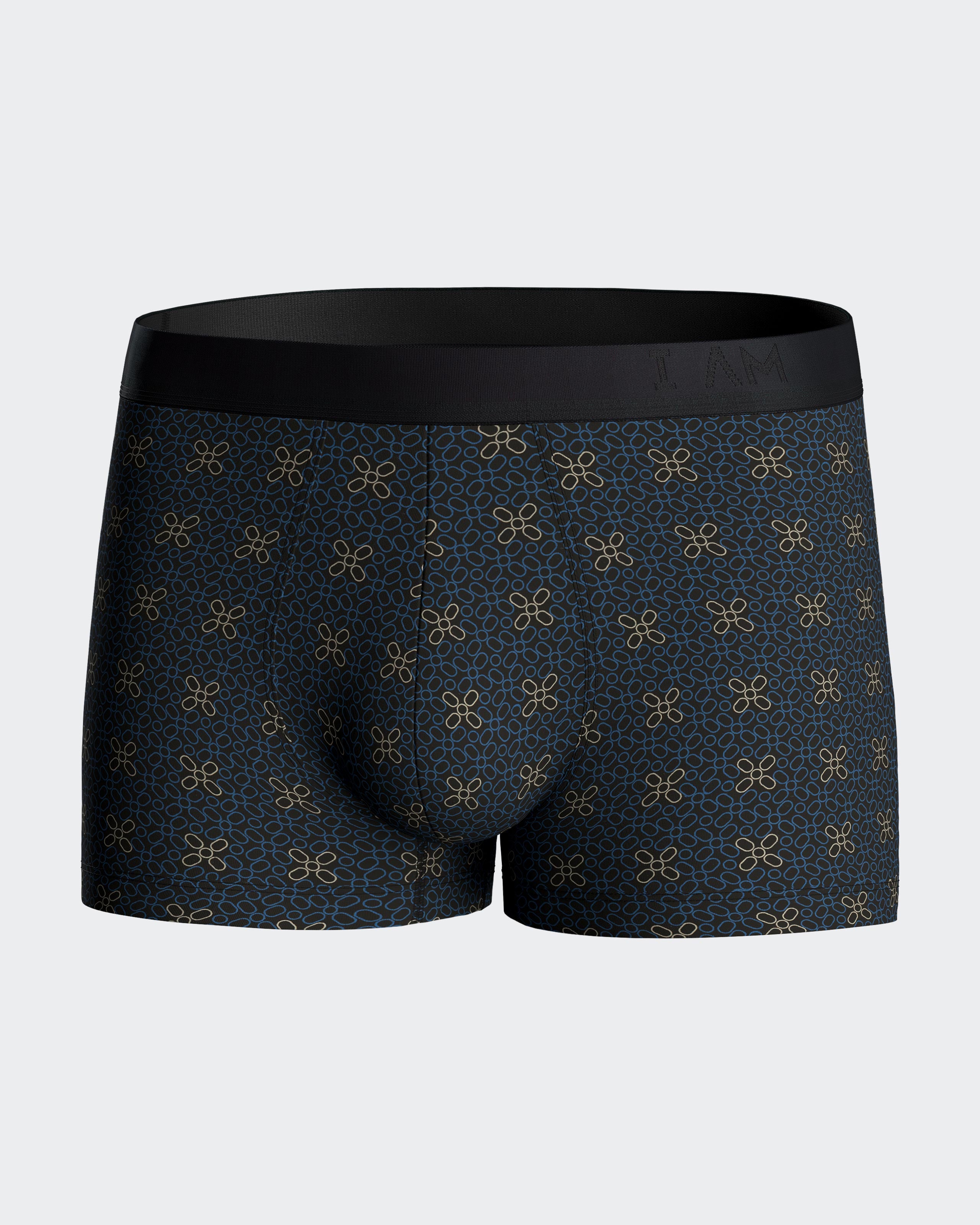 Boxer de punto de hombre estampado en Lyocell