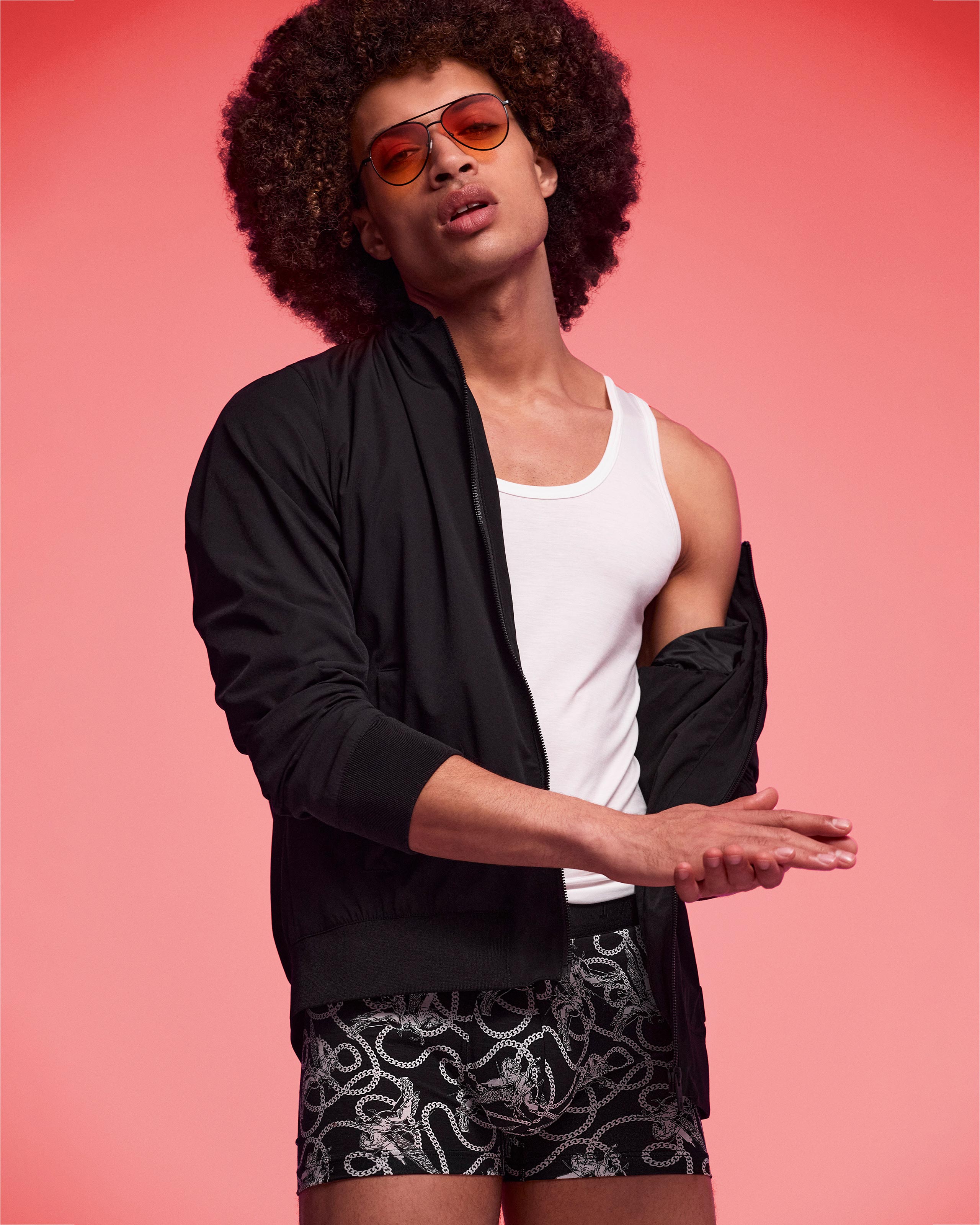 Printed boxer in Lyocell